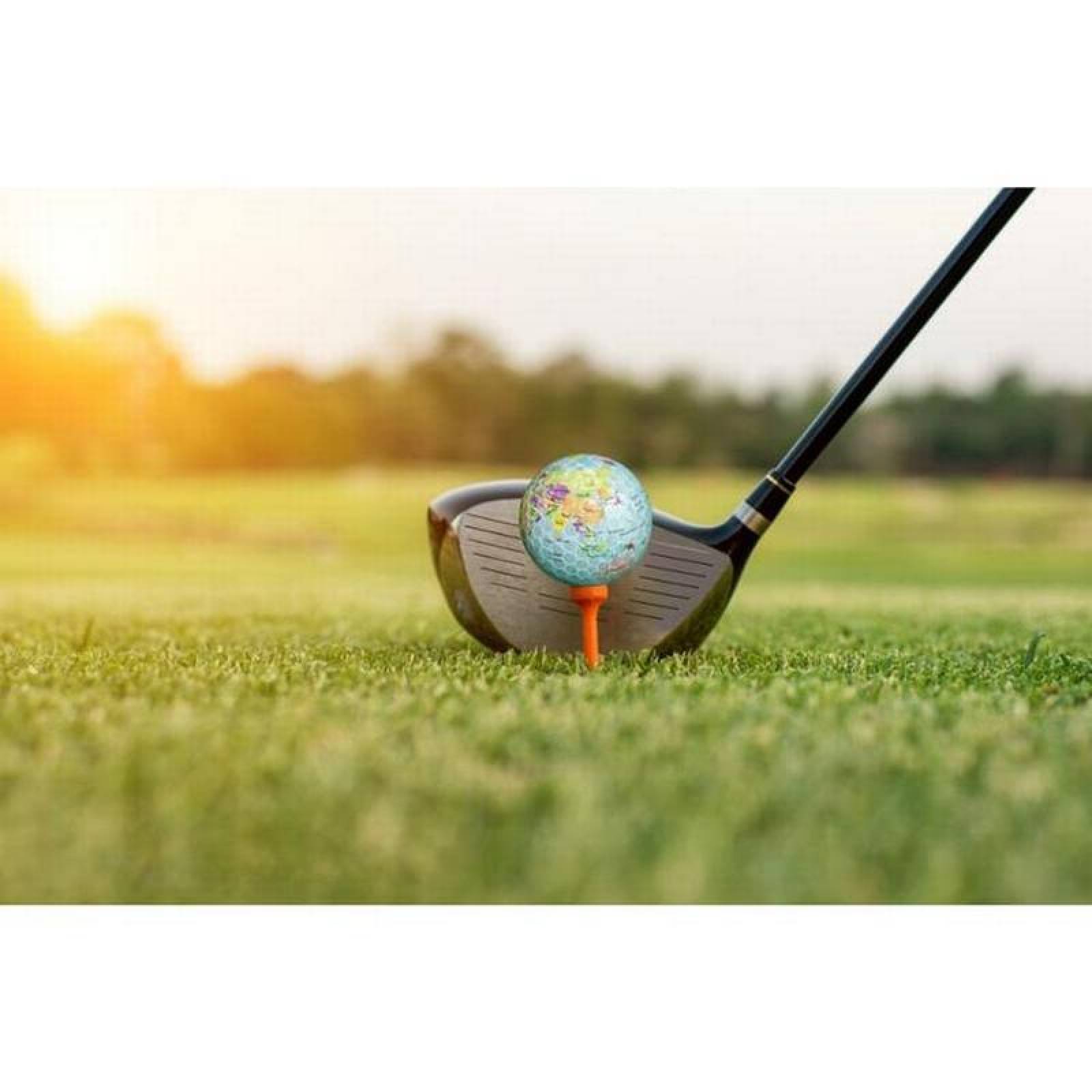 Pelota de golf de colección MXGGL-003-1 3 Pzas 4,2 cm Diámetro Golf o Minigolf Caucho Sintético Multicolor, GolfGlobe