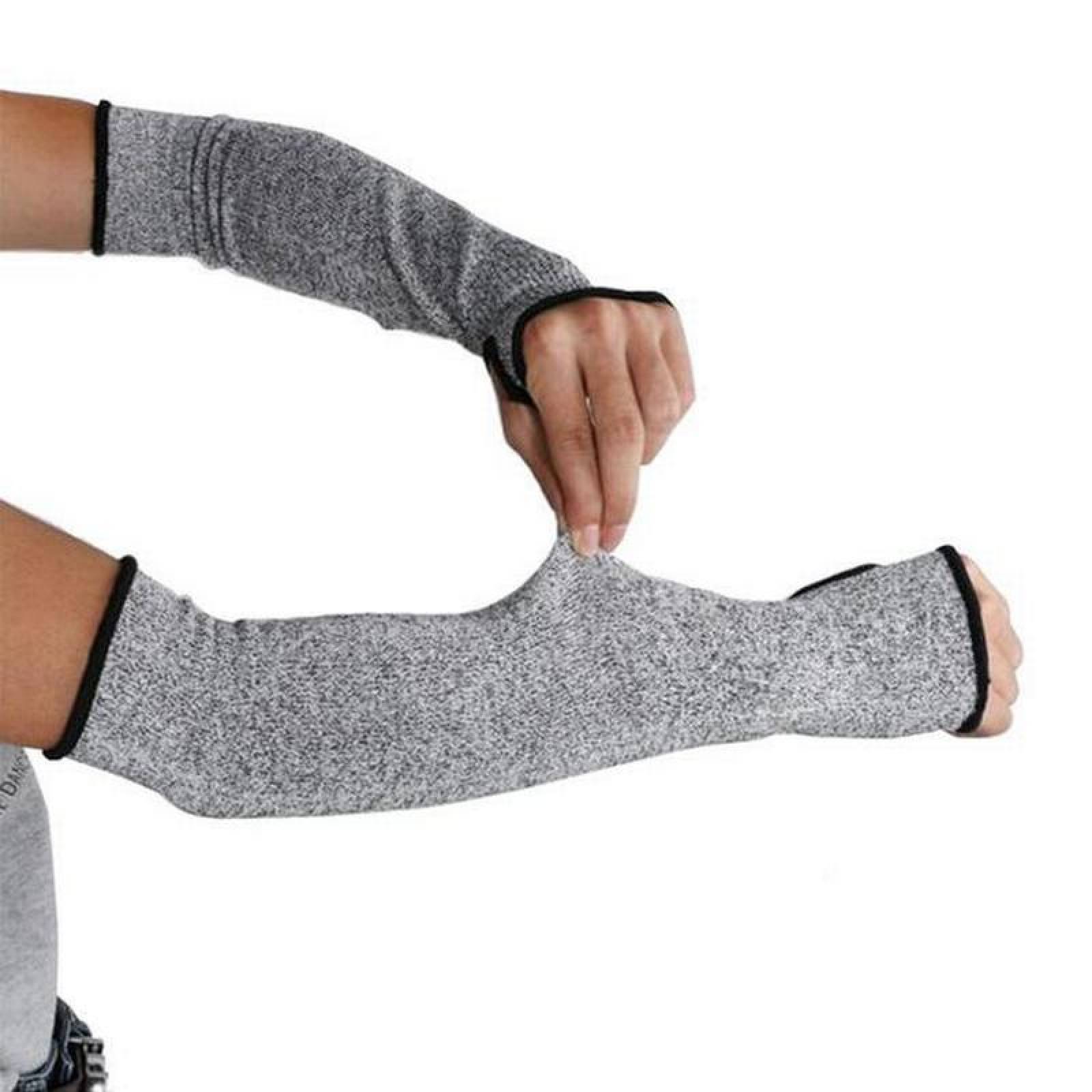 Protección de Manga de Seguridad MXPSV-005-3 5 Pares M Gris 360mm x 140mm HPPE CE EN388 Nivel 5, SleevePro