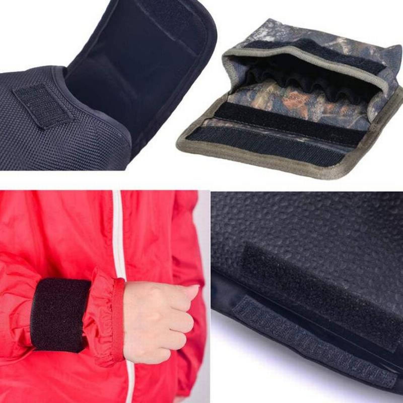 Cinta Bucle y Gancho para Mochilas MXHLB-003-6 3 pzas 16mm 5m Negro Rollo Velcro Hook Loop, HookLoop016B