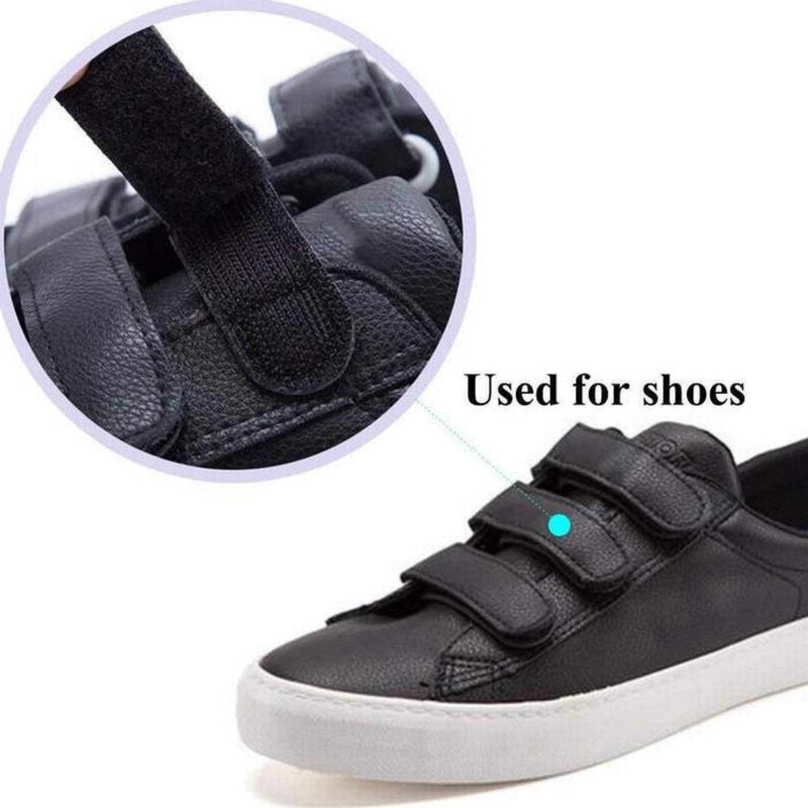 Cierre Mágico para Manualidades MXHLH-004-4 4 pzas 25mm 5m Negro Rollo Velcro Hook Loop, HookLoop025B