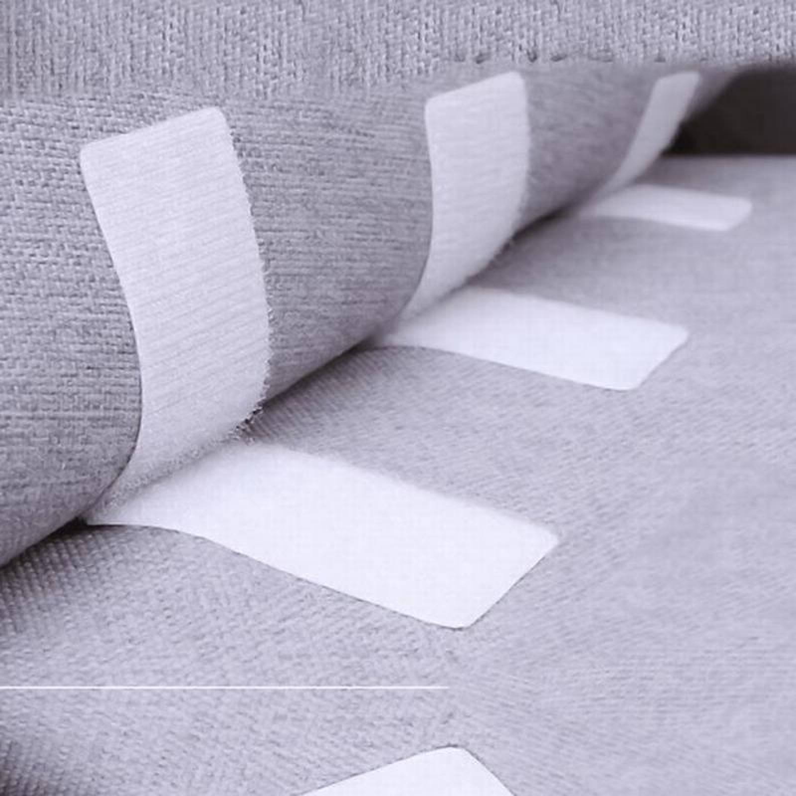 Rollo Velcrado MXVPO-002-3 2 pzas 25mm 1m Blanco Rollo Velcro Adhesivo Hook Loop, VelkroxPro025W