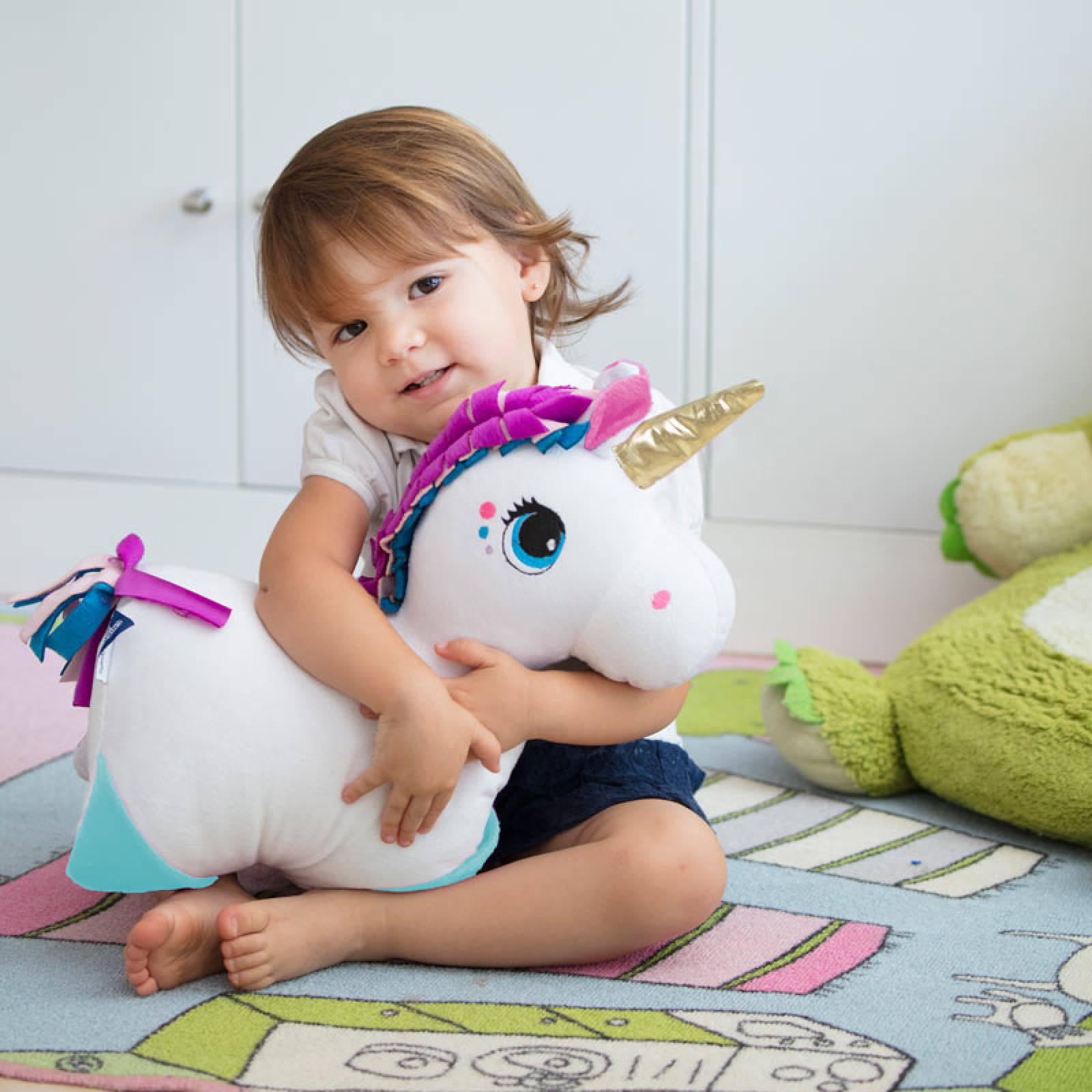 Chiqui mascotas almohada y peluche para bebé Baby Unicornio