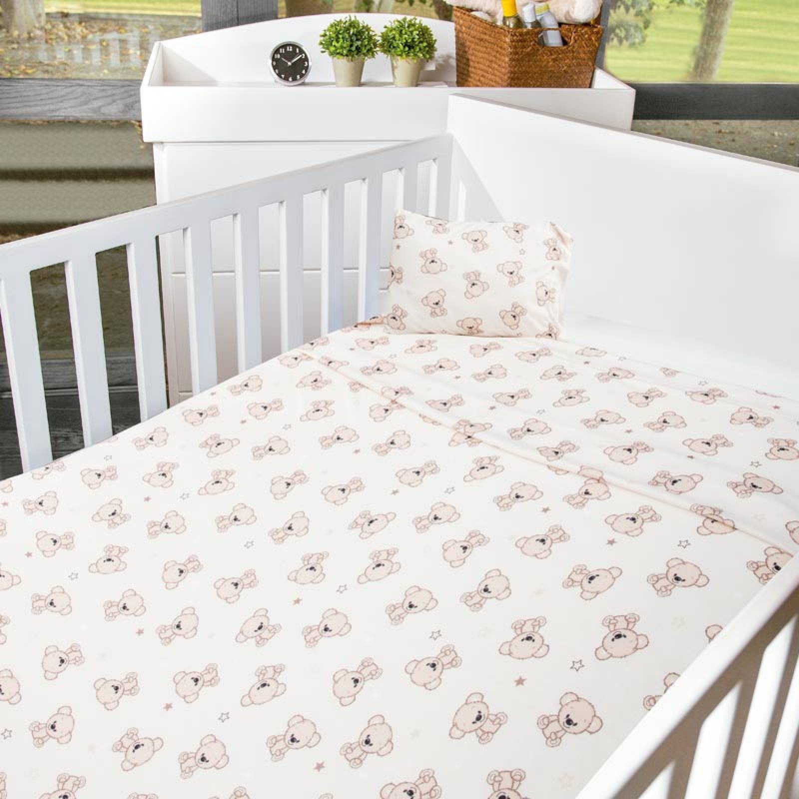 Sábanas de camiseta para Cama- Cuna Teddy bear
