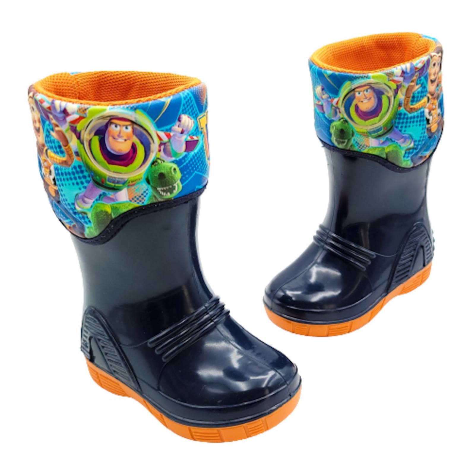 Bota lluvia niÑo toy story buzz woody bubble gummers attack marino