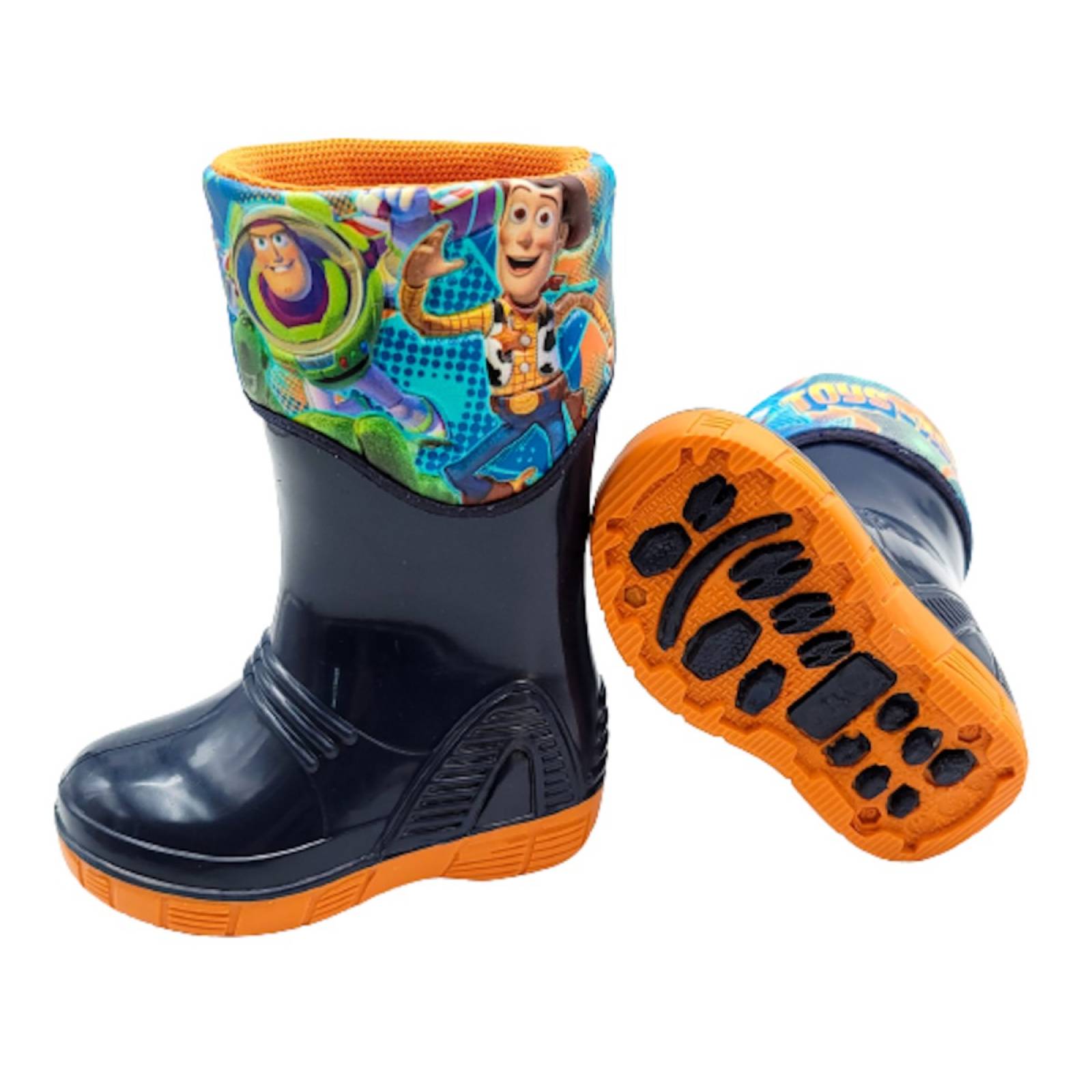 Bota lluvia niÑo toy story buzz woody bubble gummers attack marino