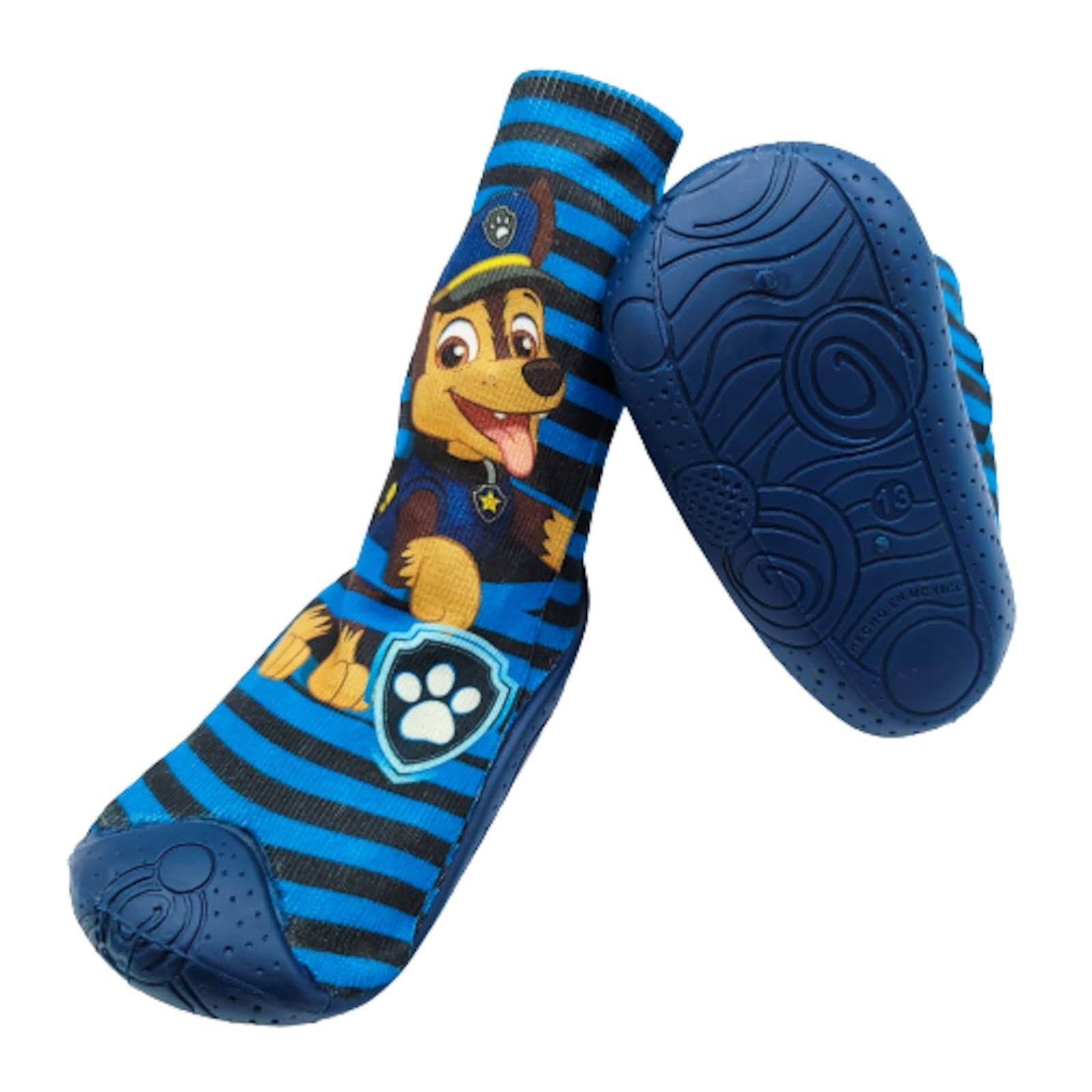 Zapato calcetin pantufla bebe nino paw patrol suela antiderrapante 3609