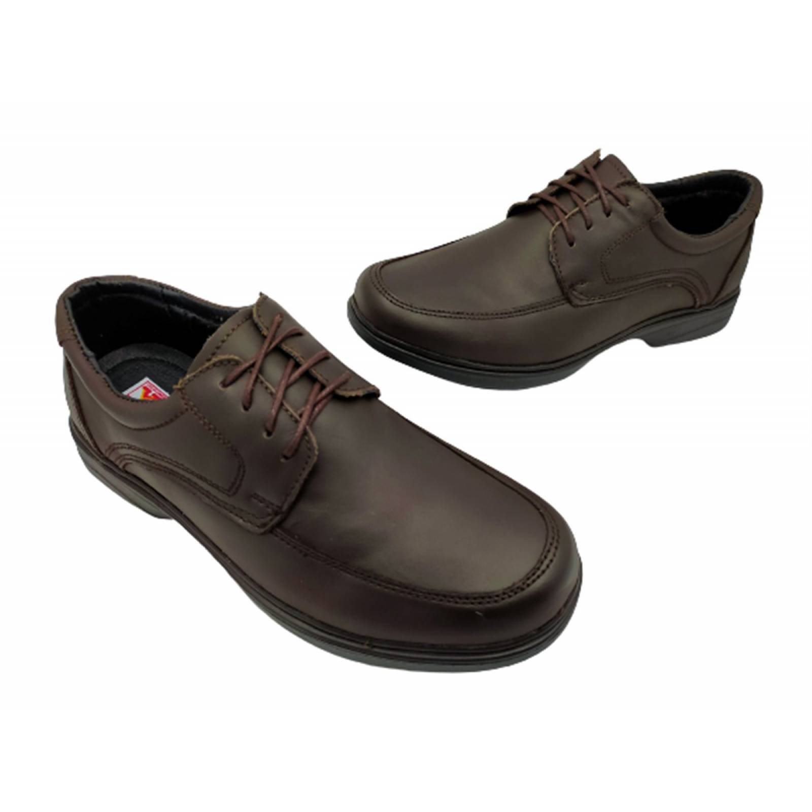 Zapato Pie Diabetico Juanetes Artritis 100% Piel 150 CAFE
