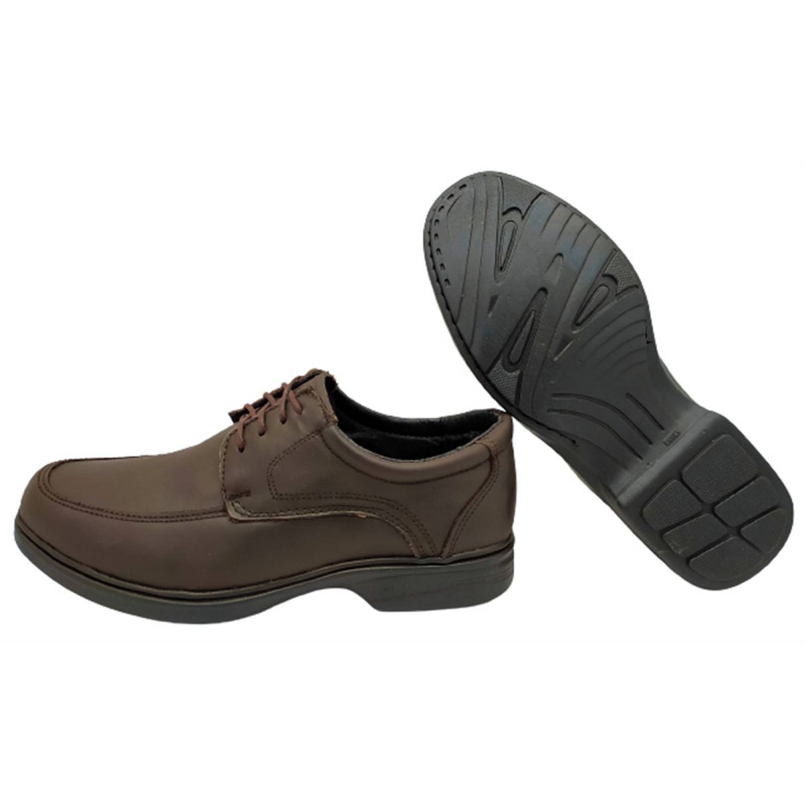 Zapato Pie Diabetico Juanetes Artritis 100% Piel 150 CAFE
