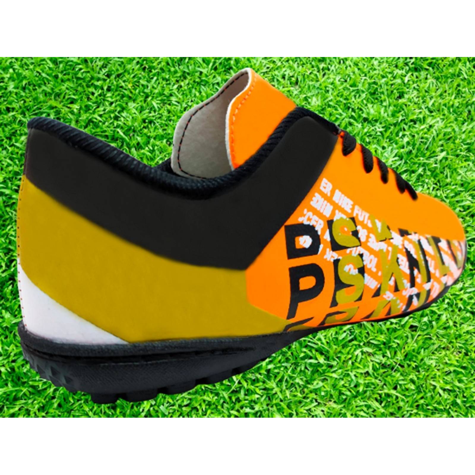 Tenis Niño Futbol Rapido Cosidos Multitacos Soccer 3000-NBON