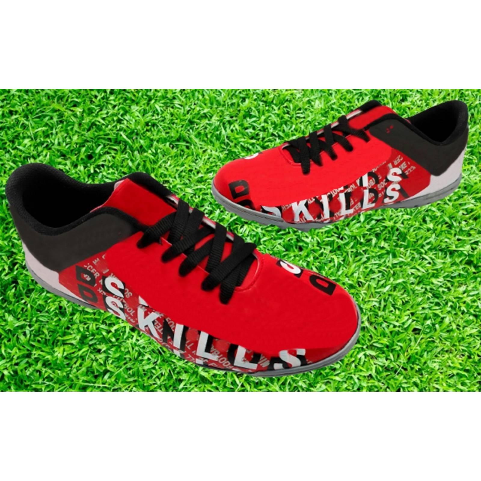 Tenis Niño Futbol Rapido Cosidos Multitacos Soccer 3000-RBN