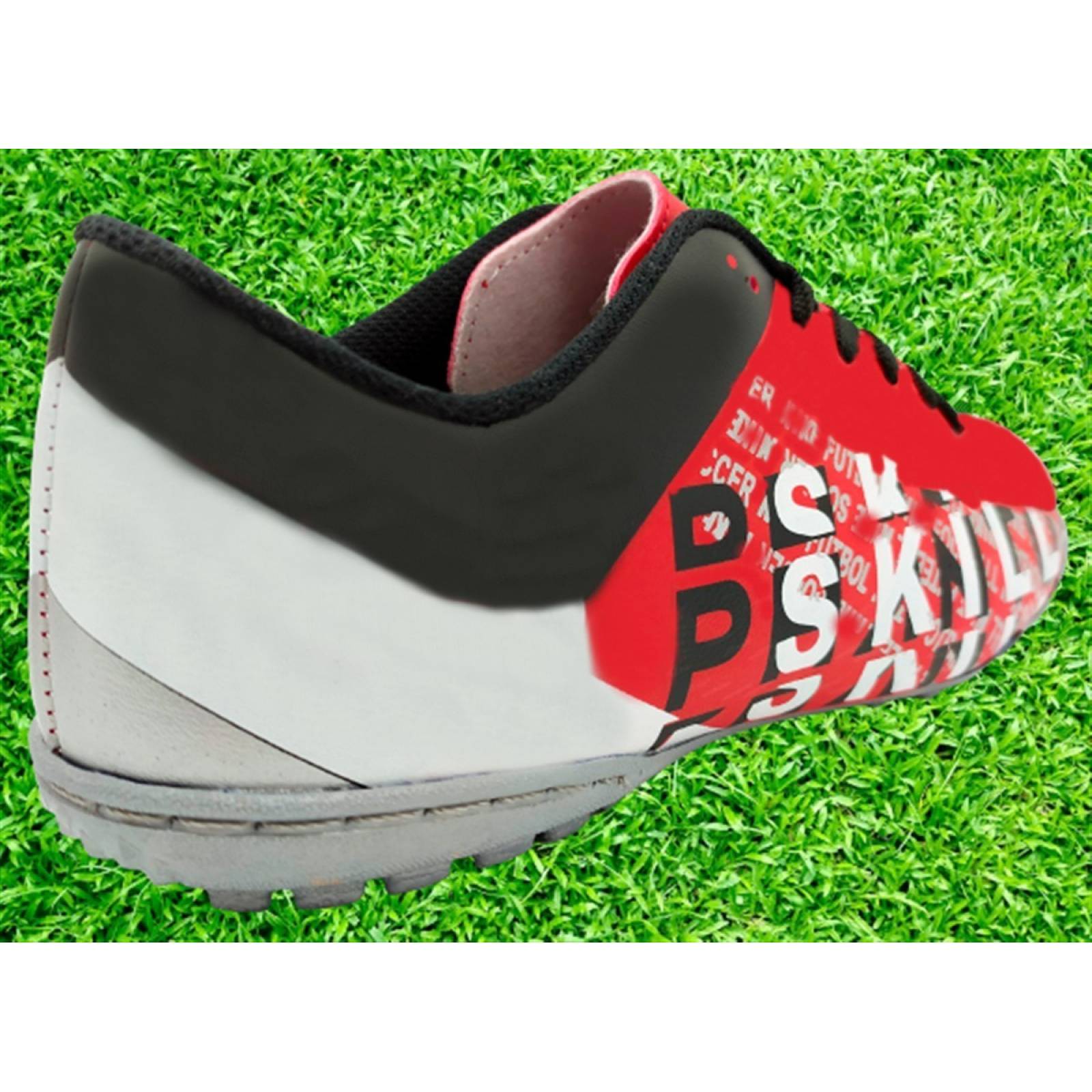 Tenis Niño Futbol Rapido Cosidos Multitacos Soccer 3000-RBN