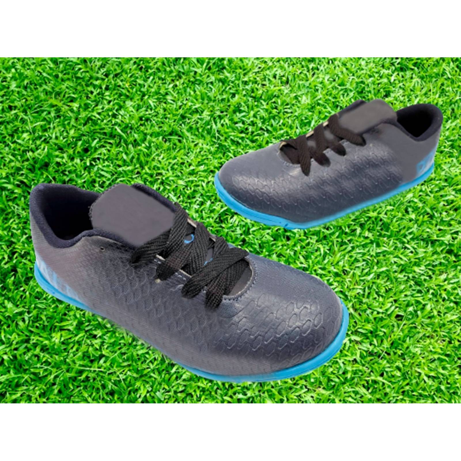 Tenis Niños Fútbol Rápido Multitacos Cosidos Soccer 900-NOT (12.0 - 21.5)