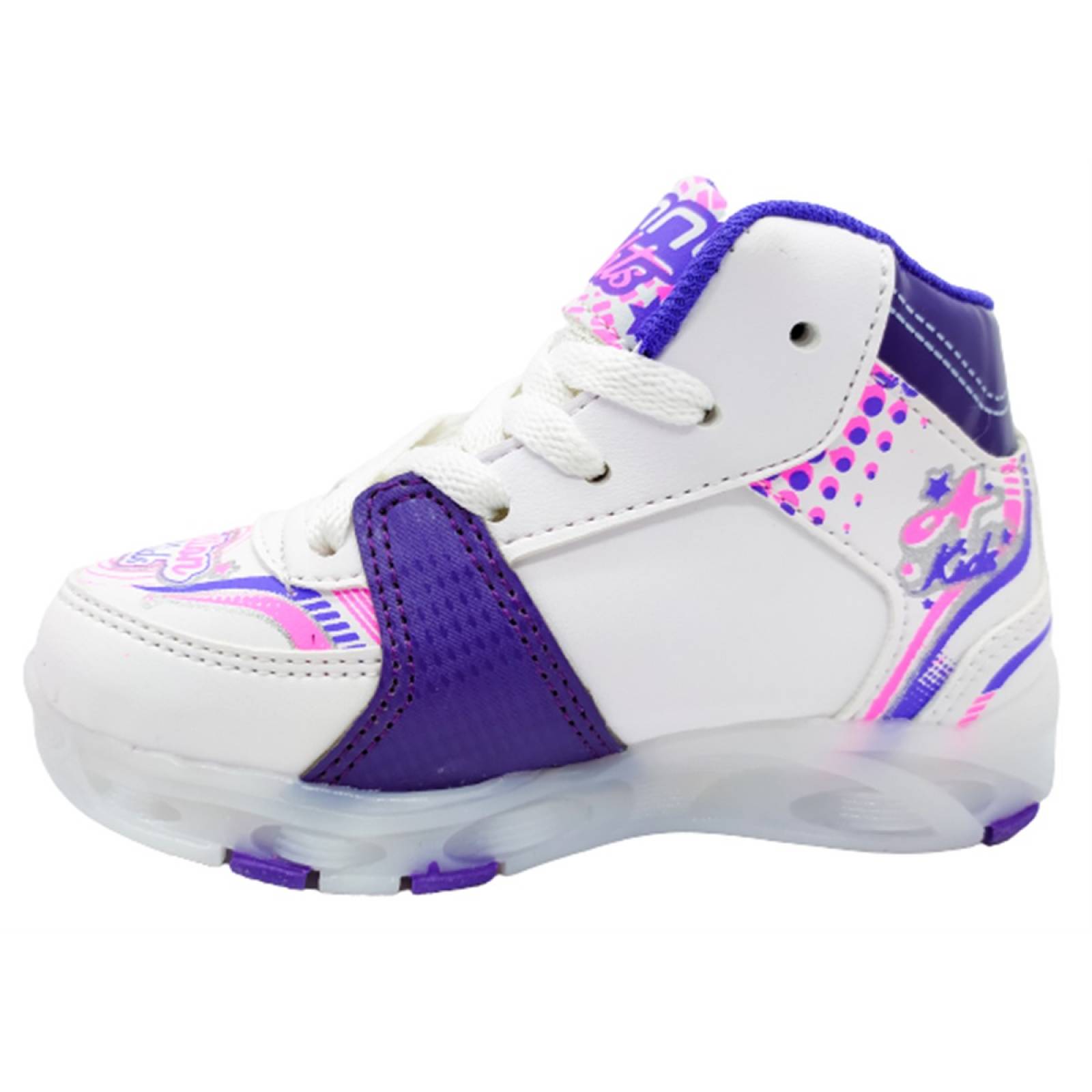 Tenis Niña Señorita Catarina Bota Luces Leds Cómodos 360-BL (12.0 - 21.5)