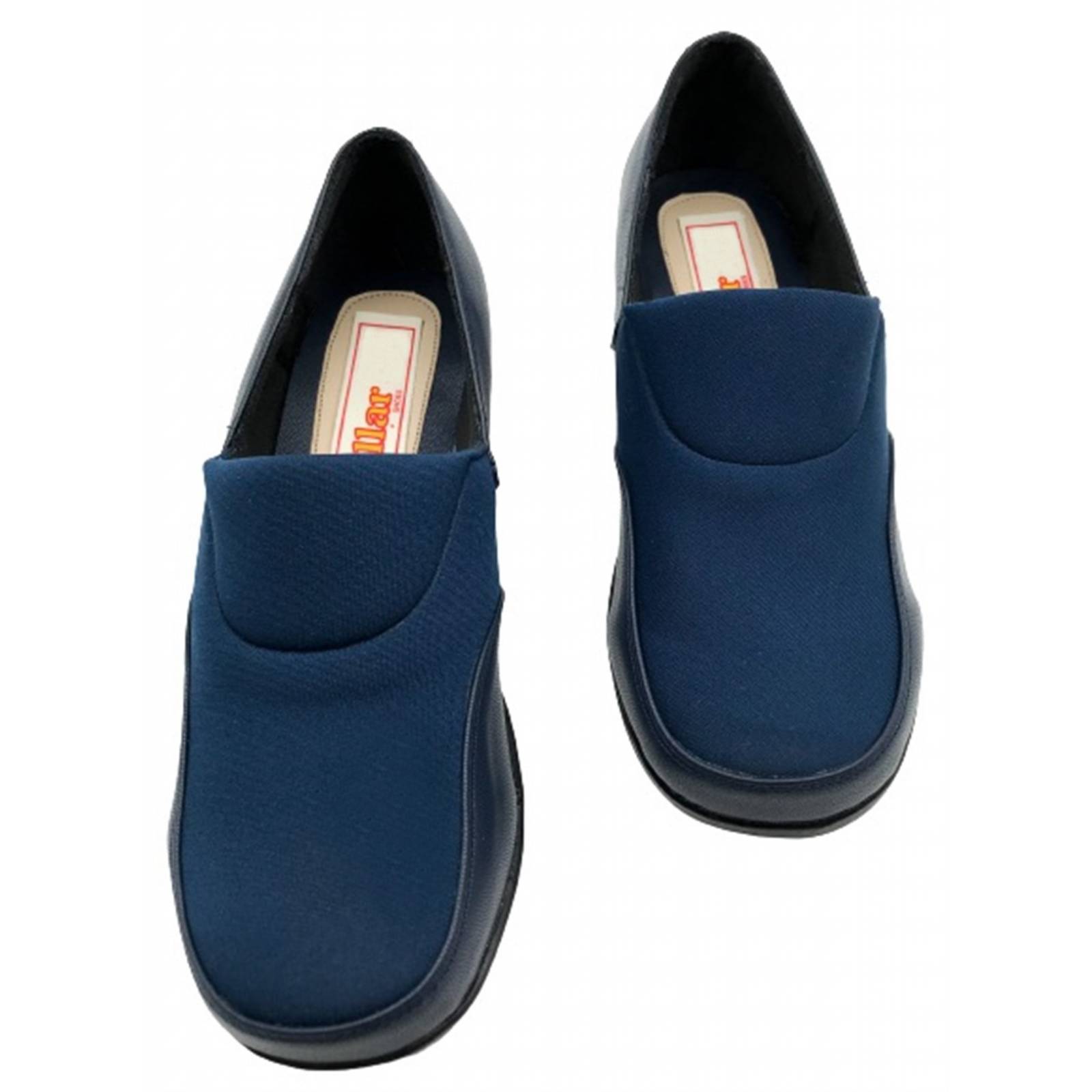 Zapato Amplio Ligero Dama Juanetes Pie Diabetico 617 Marino 