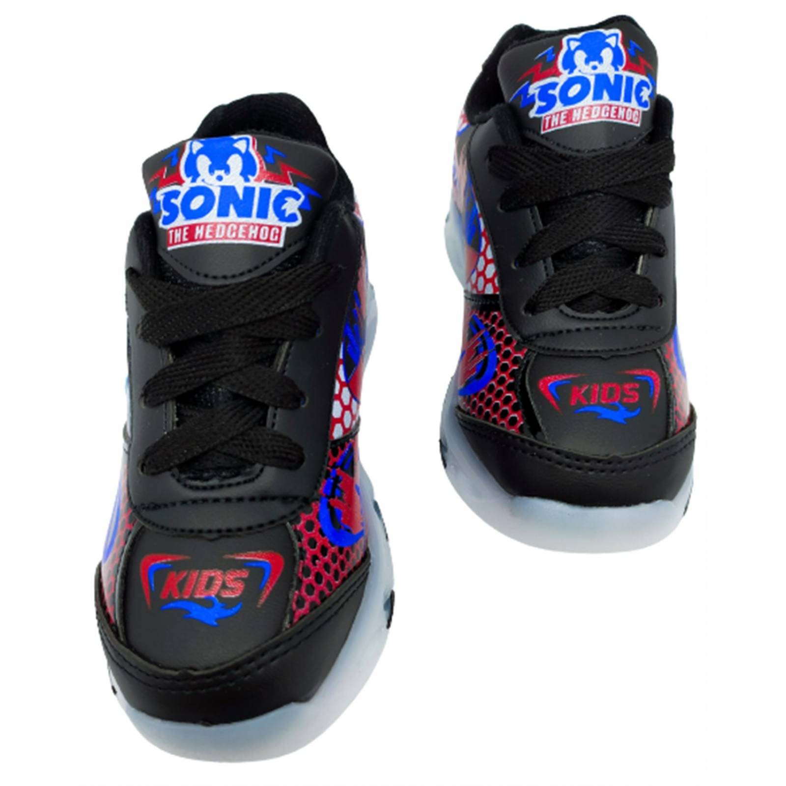 Tenis Niño Sonic Luces Leds The Hedgehog Juego 750-NN Negro (12.0 - 21.5)