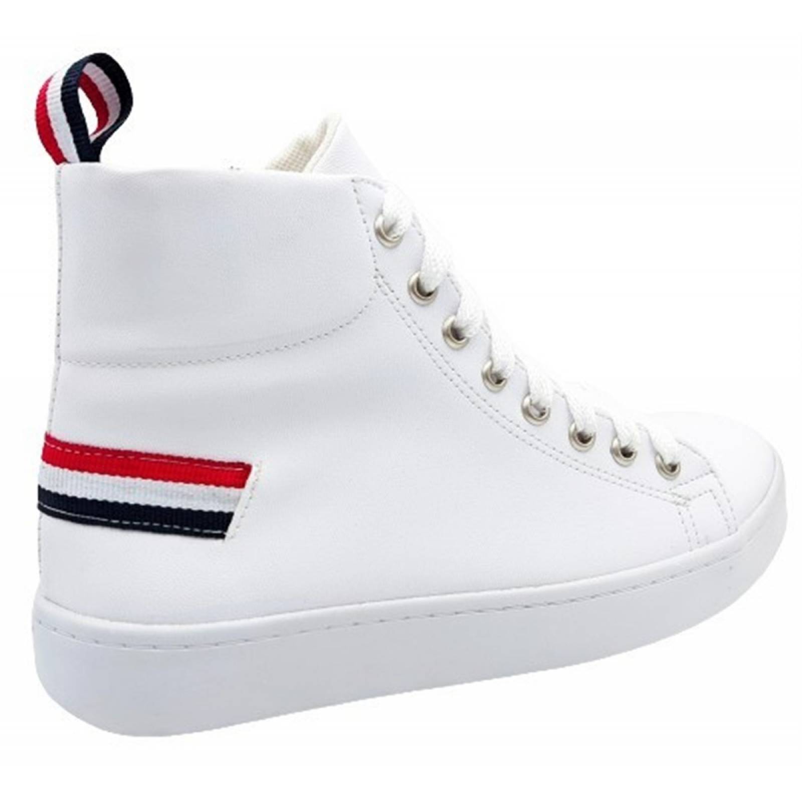 Tenis Bota Niño Juvenil Tomy Casual Clásico 700-BT Blancos
