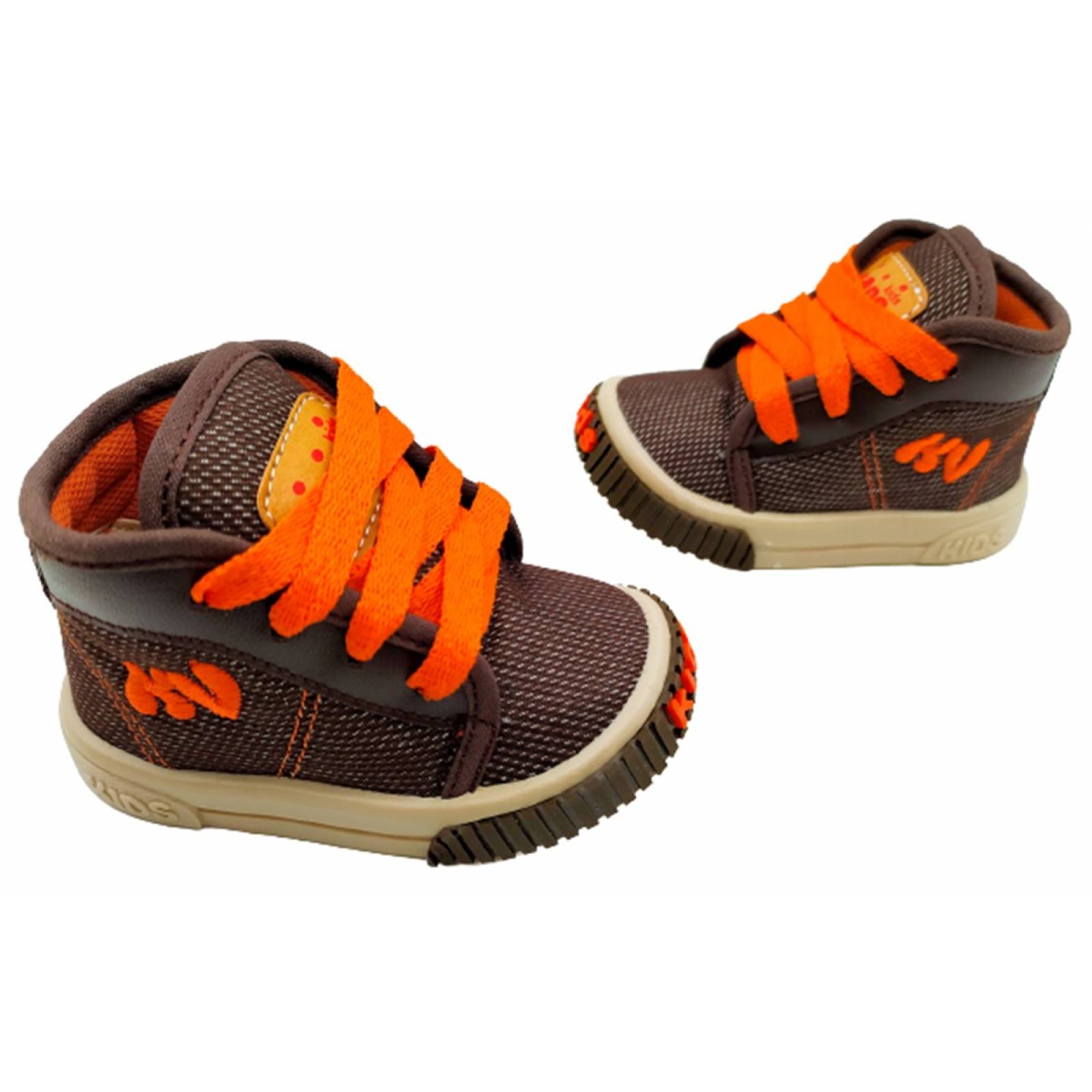 Tenis Bota Niños Kids Vane Urbano Cómodos Botita Lona 631-C (12.0 - 21.0).