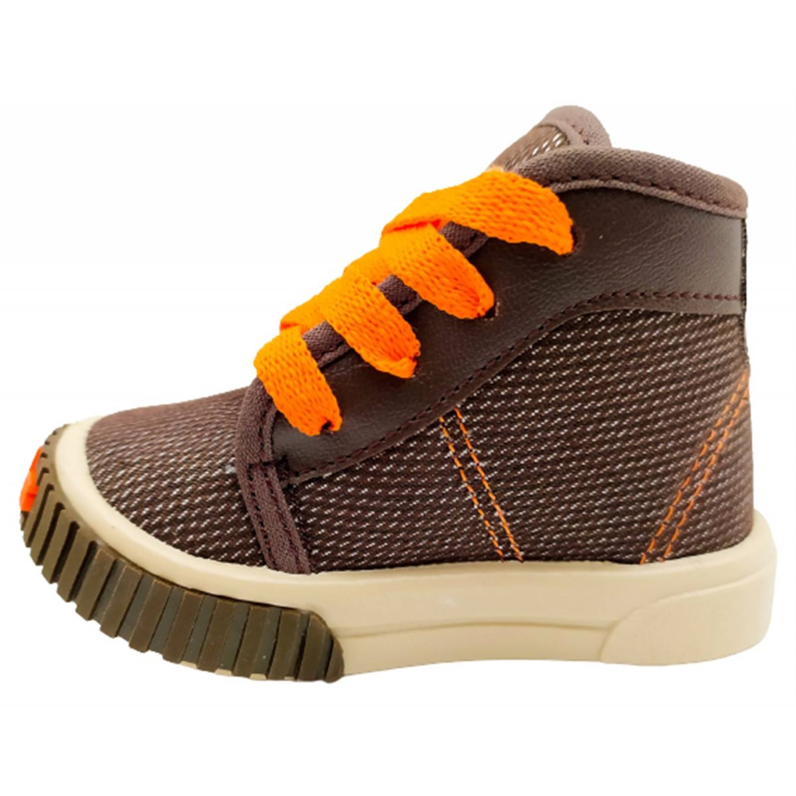 Tenis Bota Niños Kids Vane Urbano Cómodos Botita Lona 631-C (12.0 - 21.0).