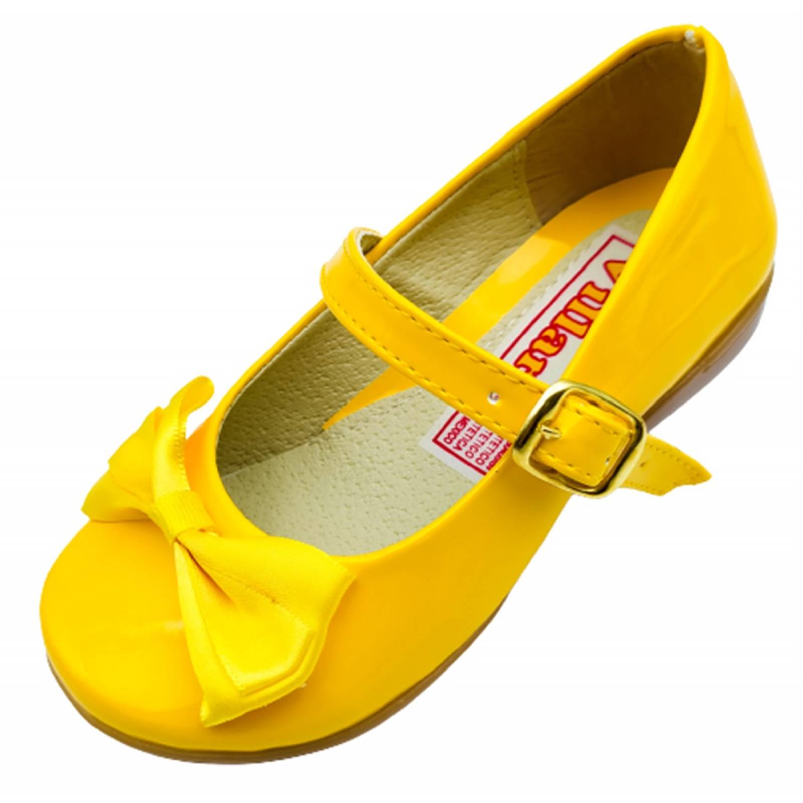 Zapato Niña Princesa Bella Zapatilla Amarillo 03-AA 22 al 26.