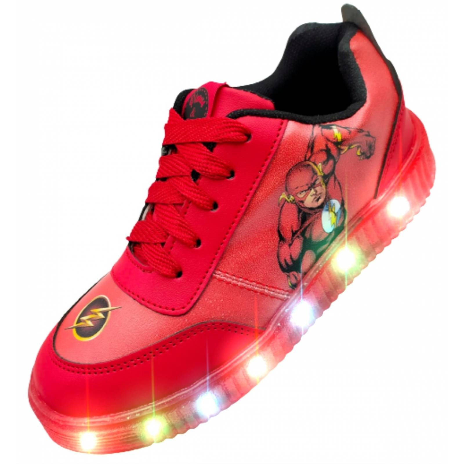 Tenis Cómics Niño Flash Superhéroe Clásicos 770-rf 22 al 26.