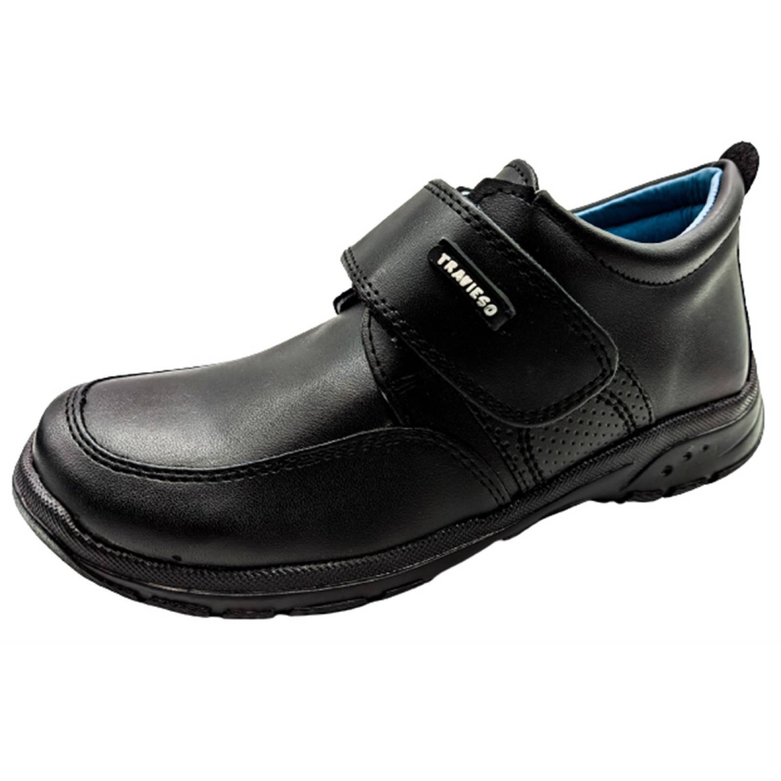 Zapato Escolar Niño Infantil Casual Velcro 006 Negro 18-21.5 (15.0 - 21.5)