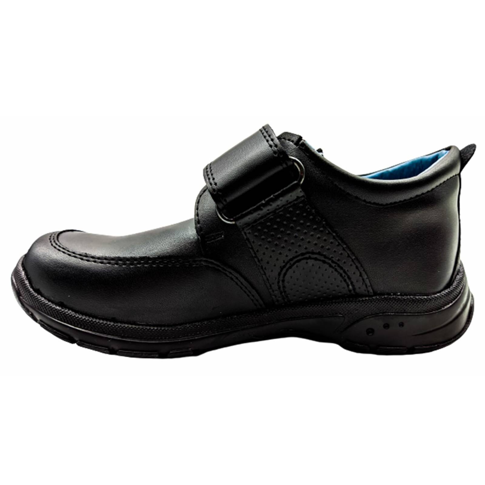Zapato Escolar Niño Infantil Casual Velcro 006 Negro 18-21.5 (15.0 - 21.5)