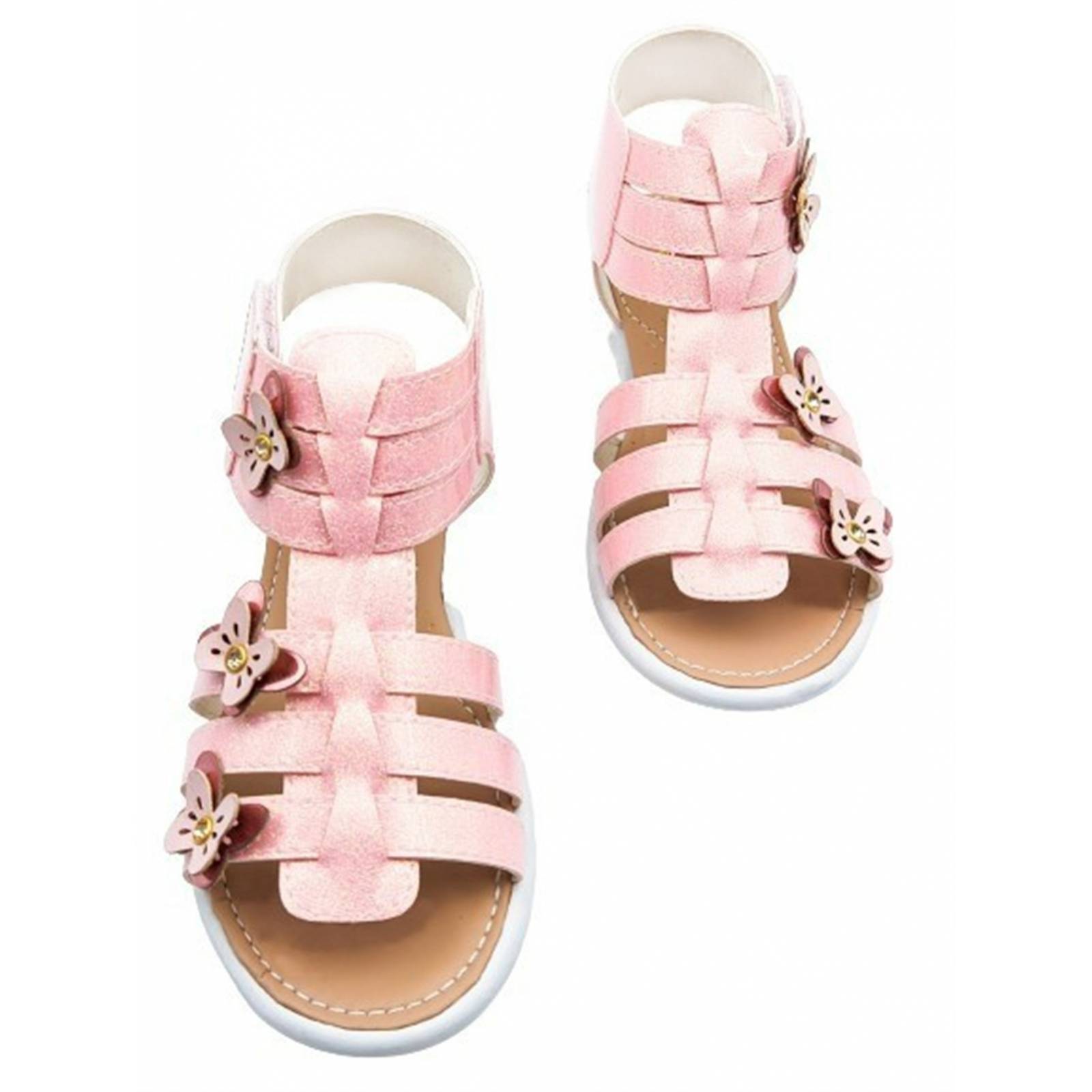 Sandalia Huarache Arco Soporte Niñas Mariposas 59-2-R Rosas (12.0 - 21.5)