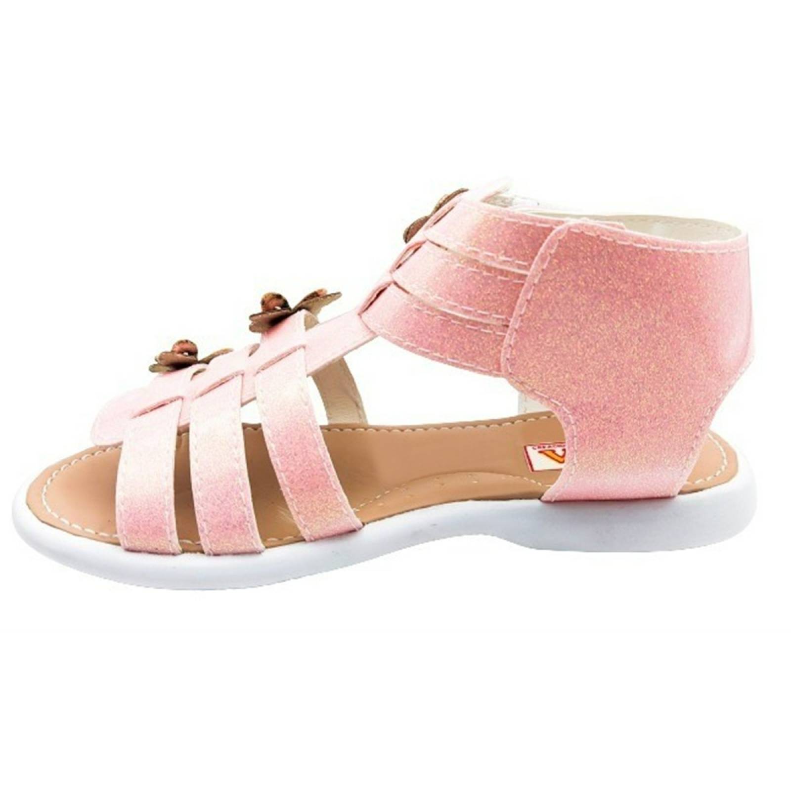 Sandalia Huarache Arco Soporte Niñas Mariposas 59-2-R Rosas (12.0 - 21.5)