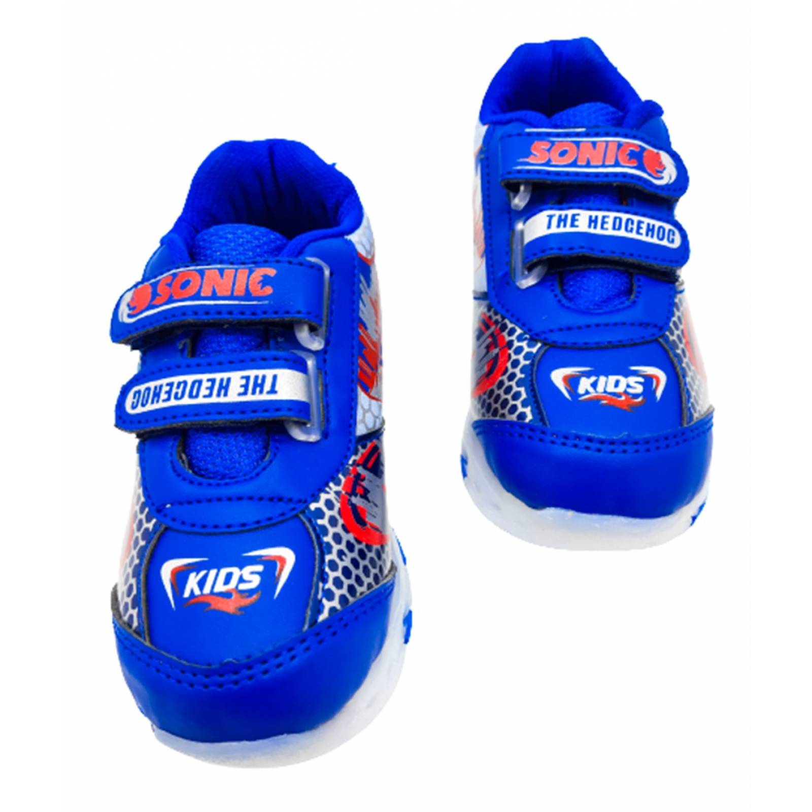 Tenis Niños Sonic Luces Leds The Hedgehog Juego 779-AR Azul (12.0 - 21.5).