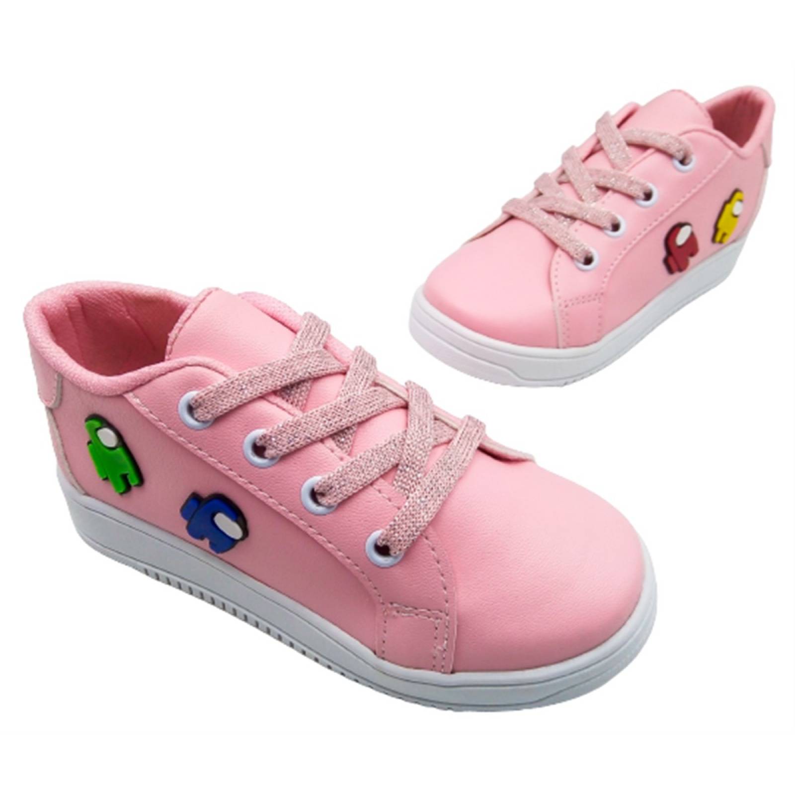 Tenis Niña Among Impostor Videojuego Space Game 601 Rosa (12.0 - 21.0).