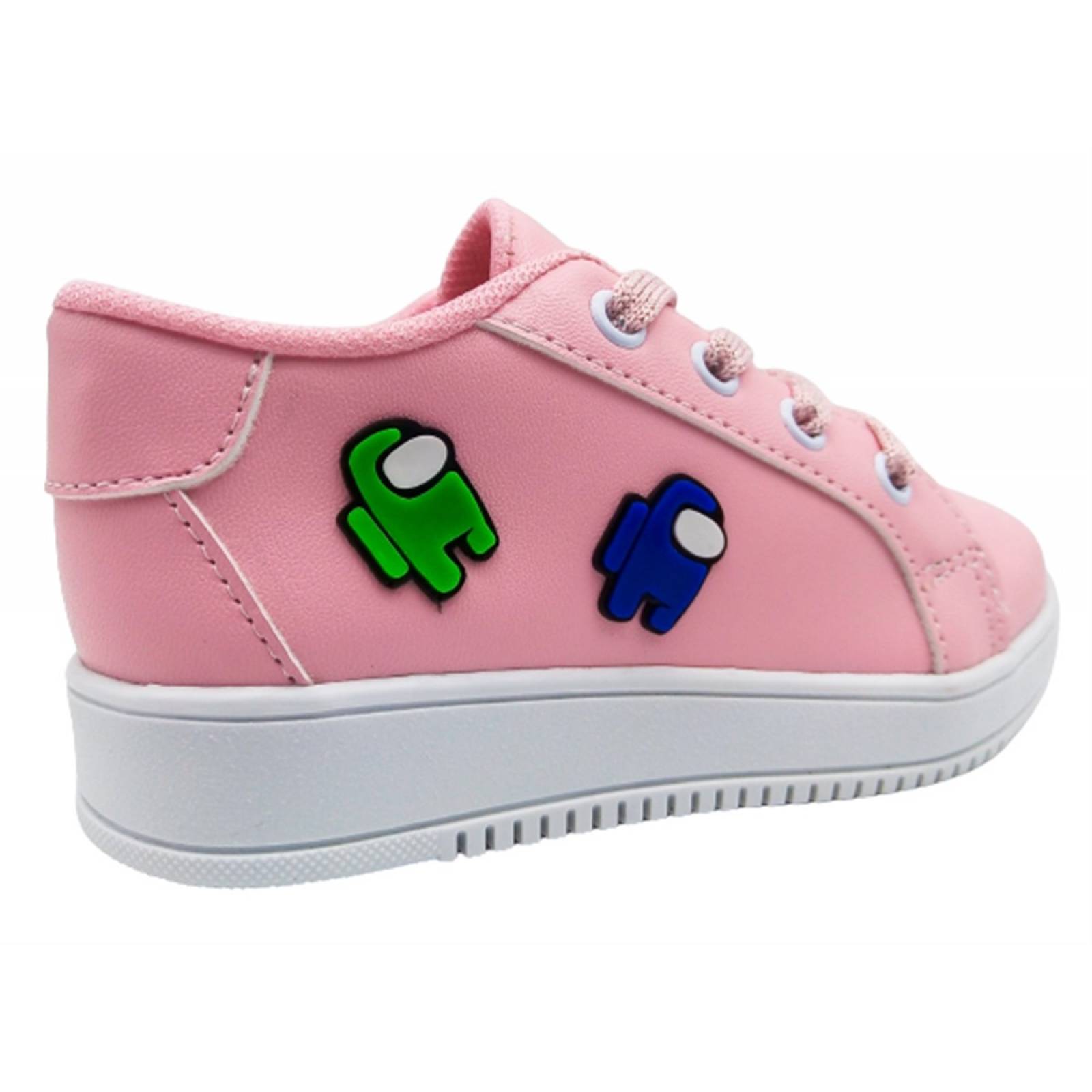Tenis Niña Among Impostor Videojuego Space Game 601 Rosa (12.0 - 21.0).