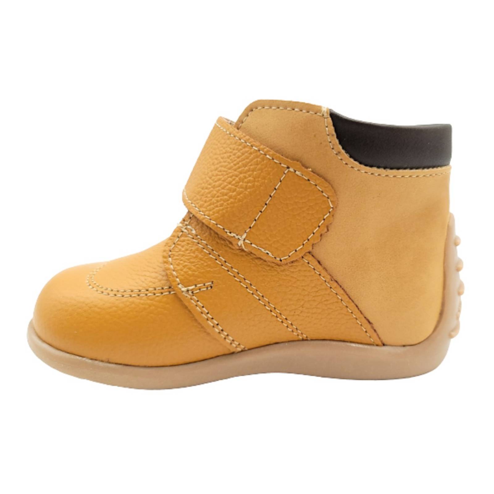 Zapato Niño Bebe Primeros Pasos Andanenes Piel 6261 Miel (12.0 - 15.5)