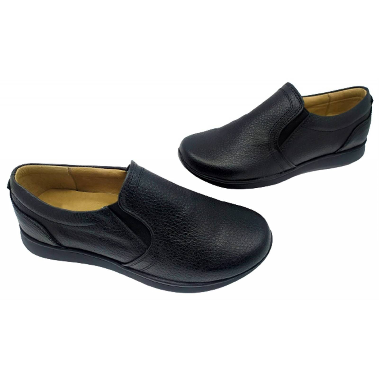 Zapato Médico Enfermera Clínico Chef Cómodos 100% Piel 424-N