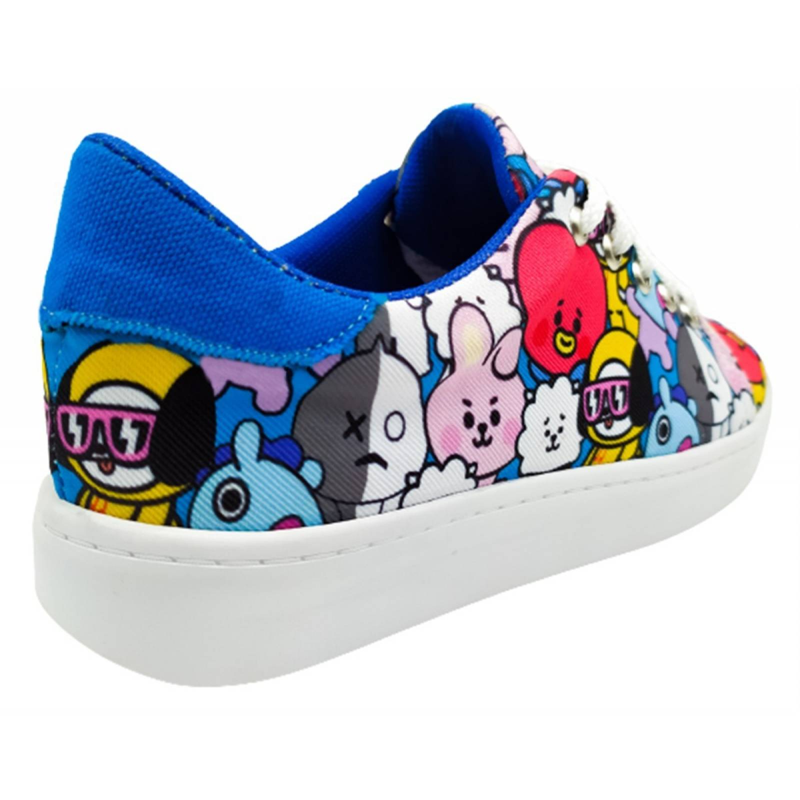 Tenis BT21 Niñas Personajes K-pop Agujeta Clásicos 422 BTS