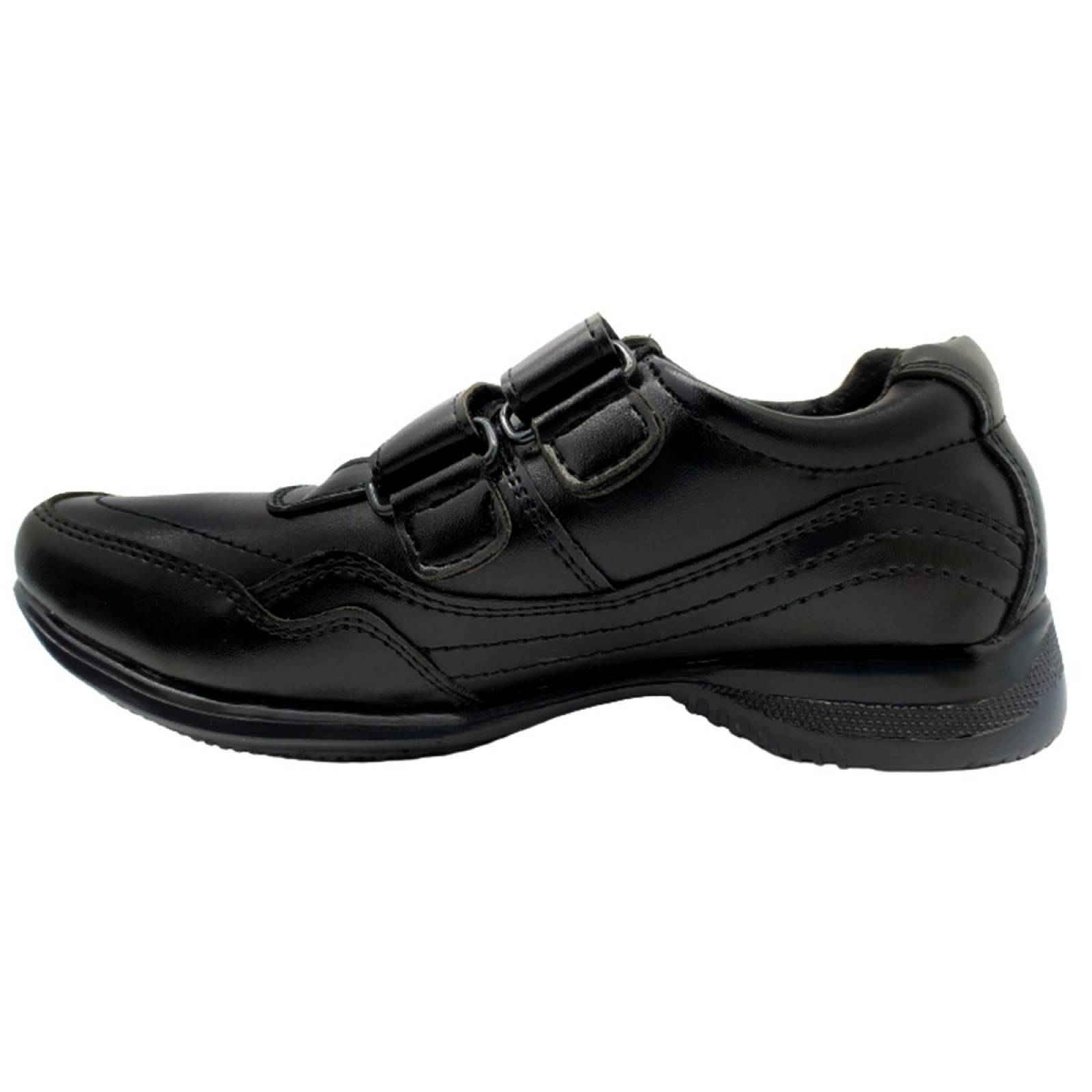 Zapato Niños Escolares Velcro Vestir Cómodos Elegantes 120-N (12.0 - 21.5)