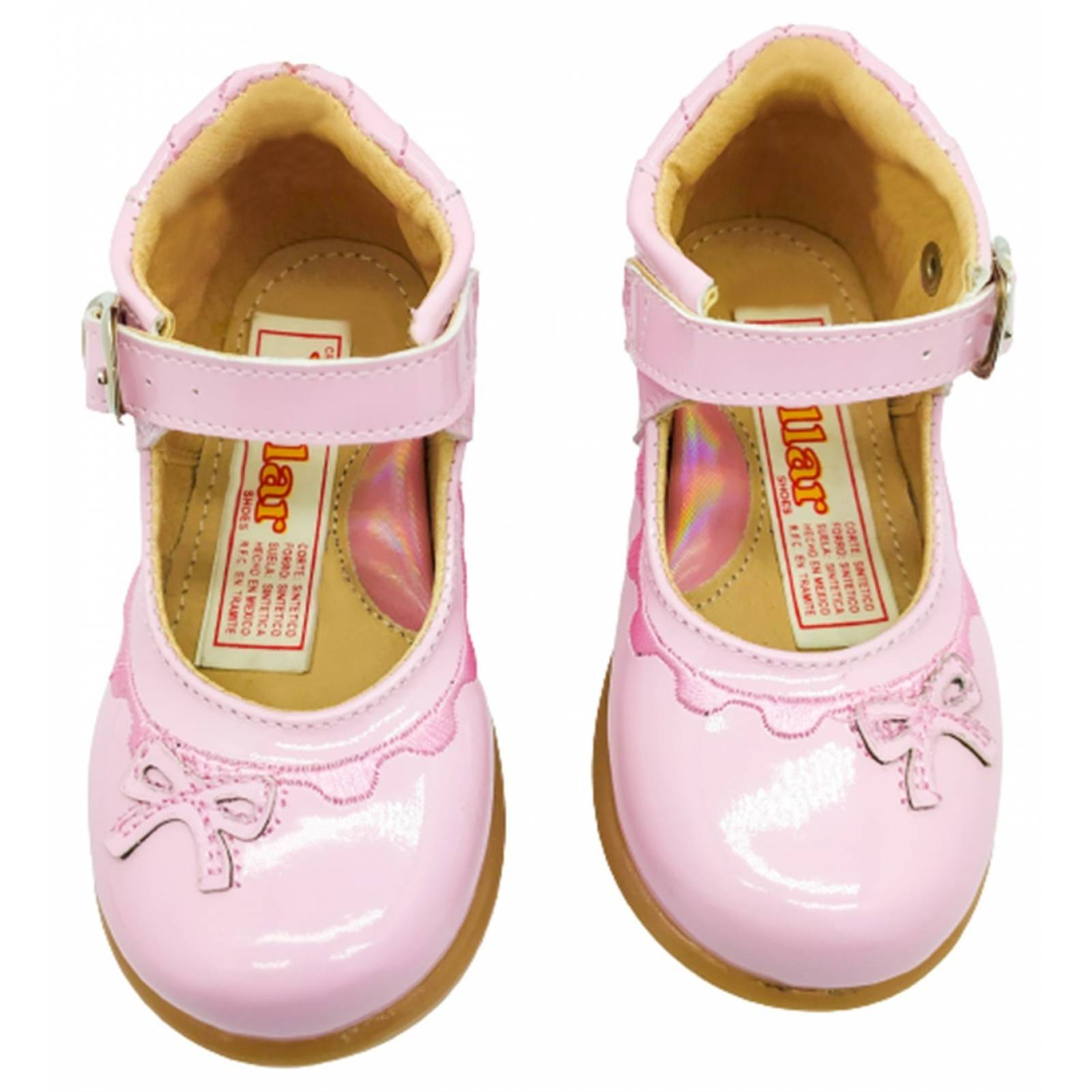 Zapato Niña Bota Arco Soporte Charol Rosa Casuales 81-468-CR (12.0 - 17.5)