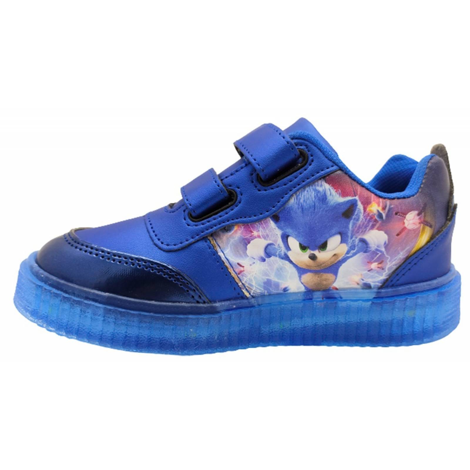 Tenis Niño Sonic Luces Leds The Hedgehog Juego 780-rs 22-26