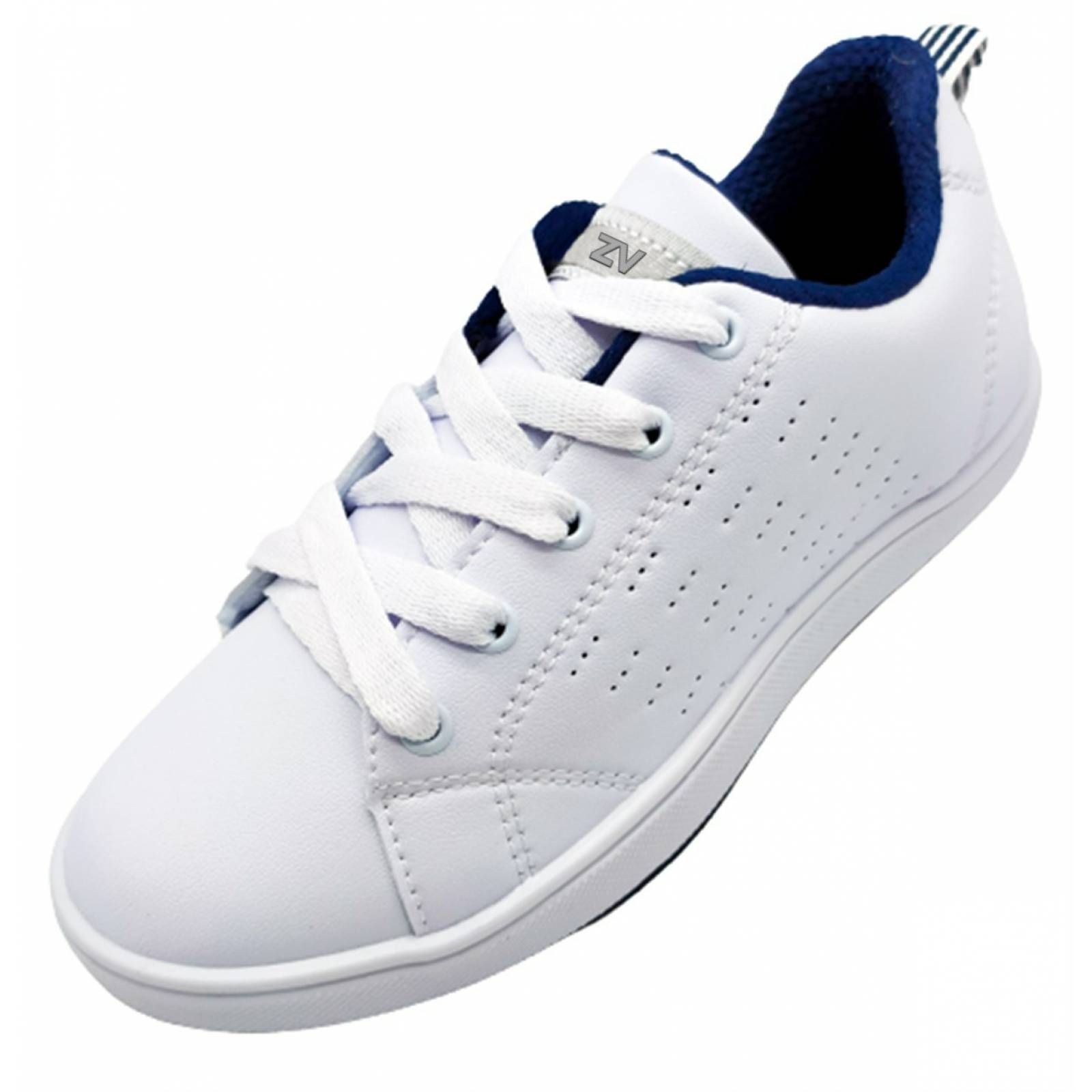 Tenis Niño Escolares Blancos Arco Ortopédico 250-bm 22 al 30
