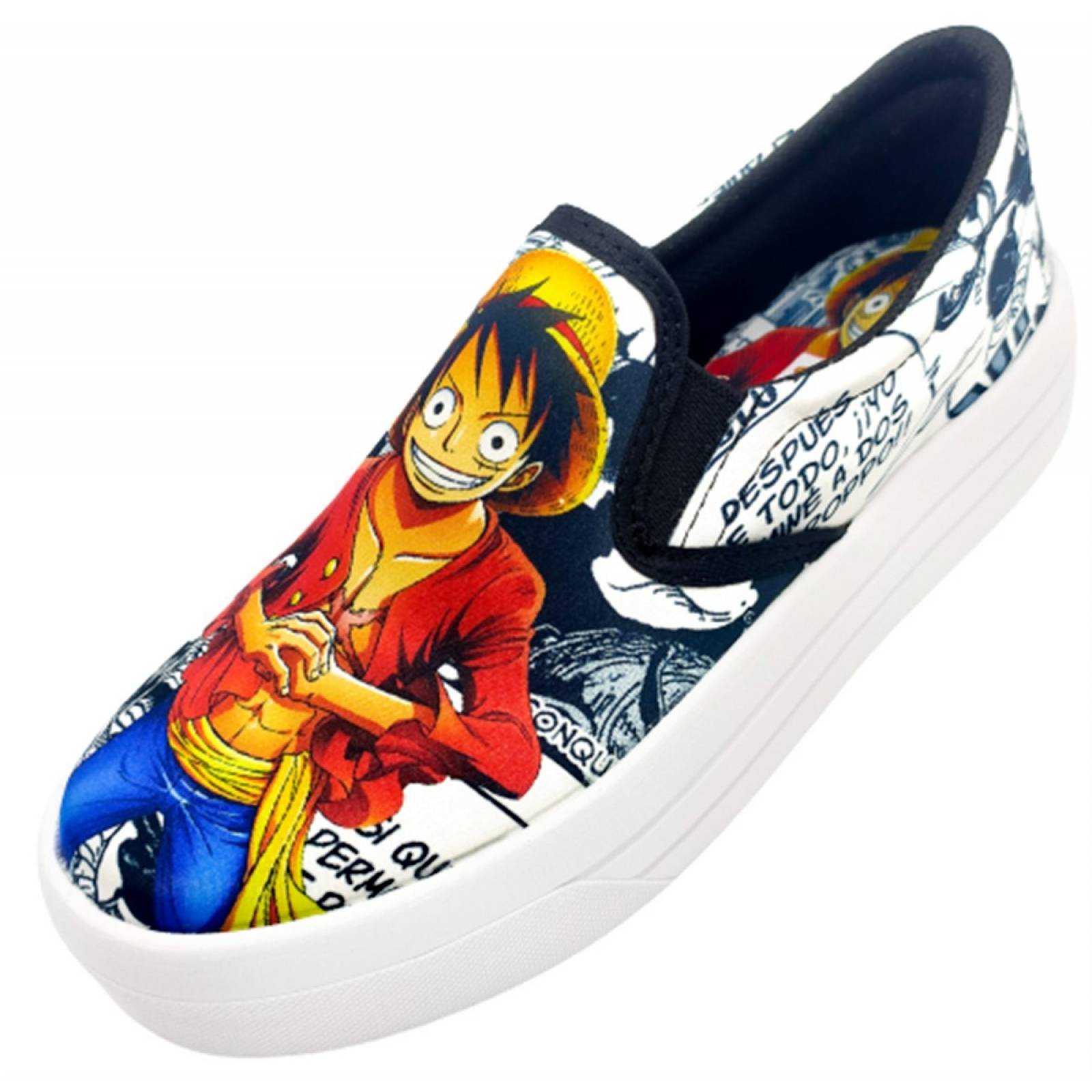 Tenis One Piece Monkey D. Luffy Manga Anime Slip On 430-2-BO