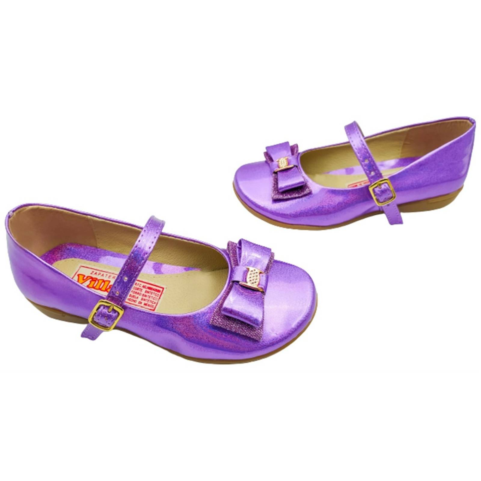 Zapato Niña Princesa Zapatillas Moño Modernas 253-ll (12.0 - 21.5)