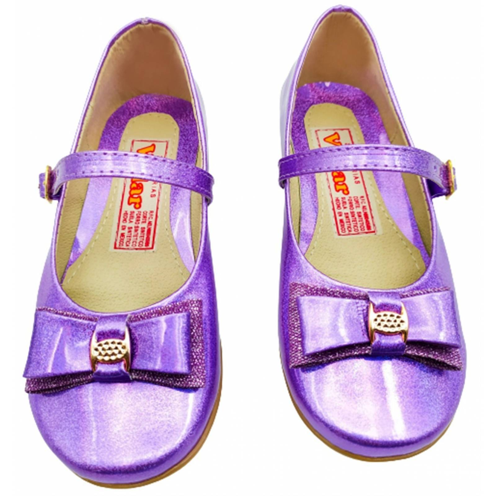 Zapato Niña Princesa Zapatillas Moño Modernas 253-ll (12.0 - 21.5).