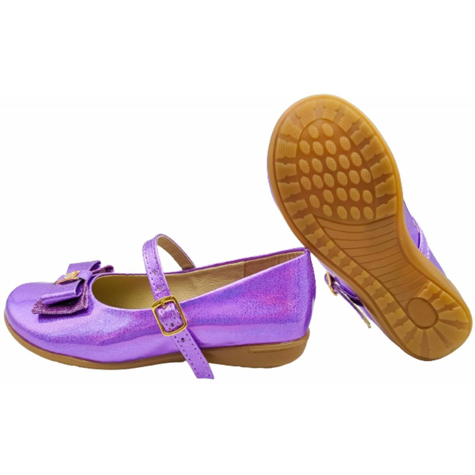 Zapato Niña Princesa Zapatillas Moño Modernas 253-ll (12.0 - 21.5).