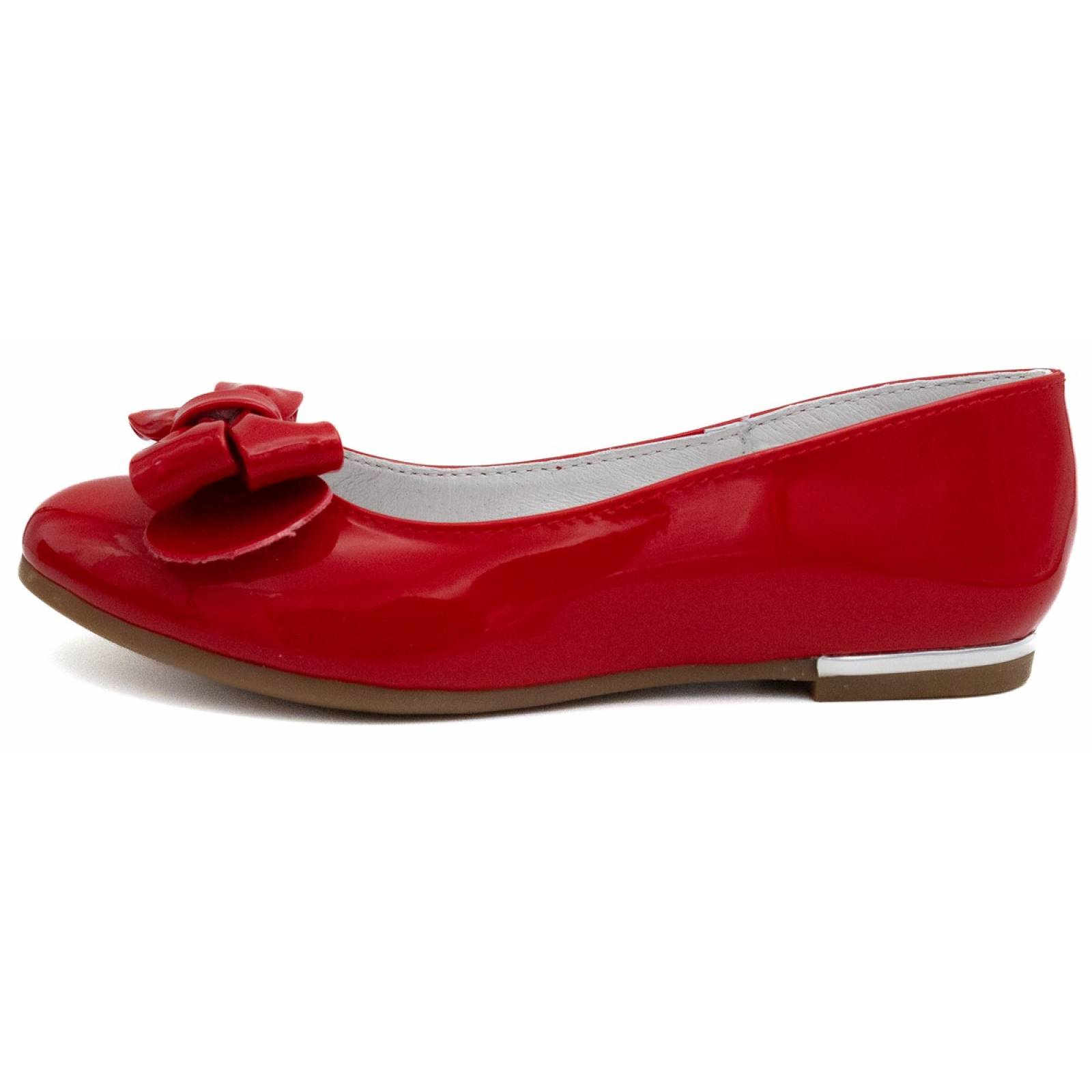 Zapato Balerina Chabelo Niñas Charol Rojo 82302-4-C 21.5-26