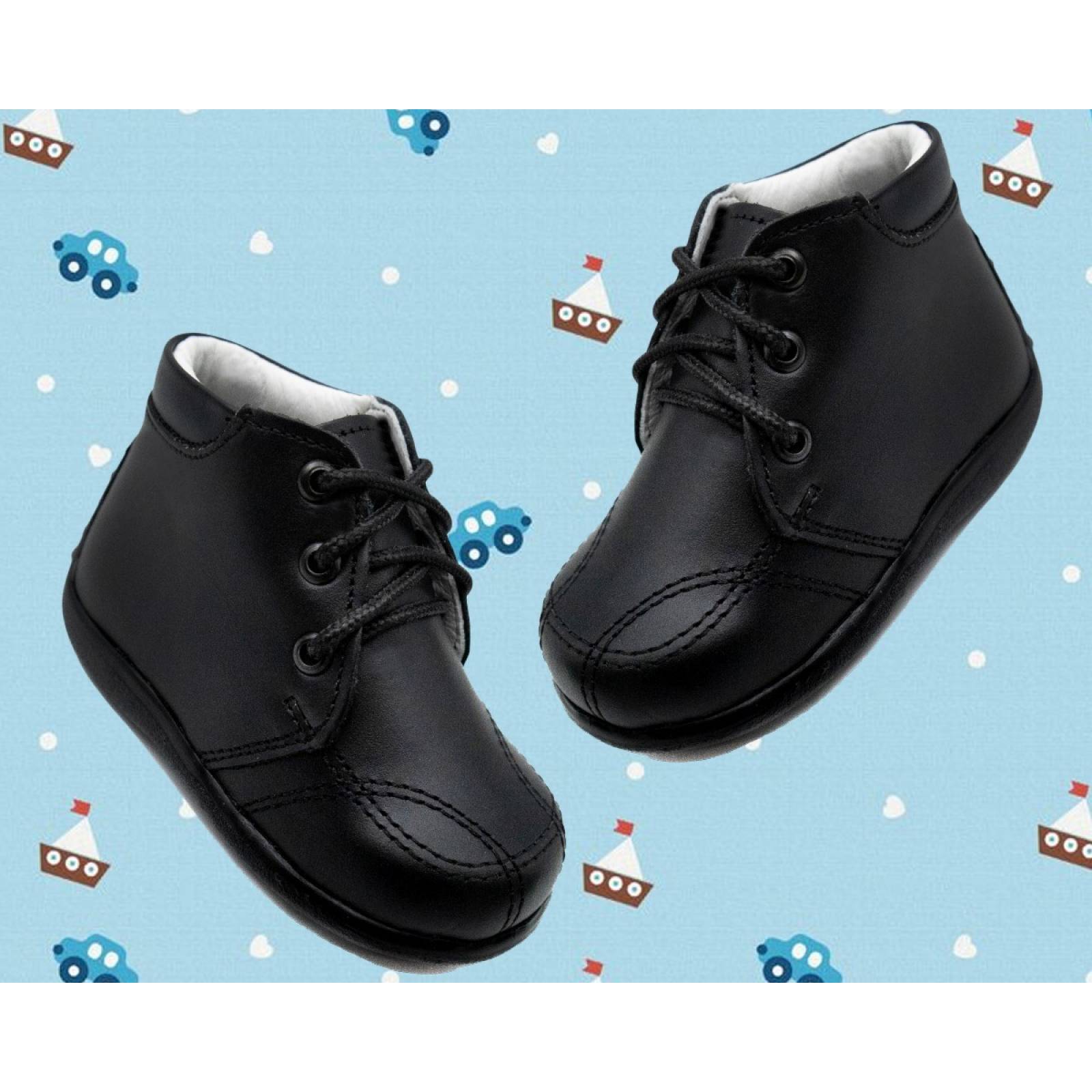 Zapato Bota Niño Andanenes 100% Piel Arco Soporte 4036-N Ngo (12.0 - 15.5)