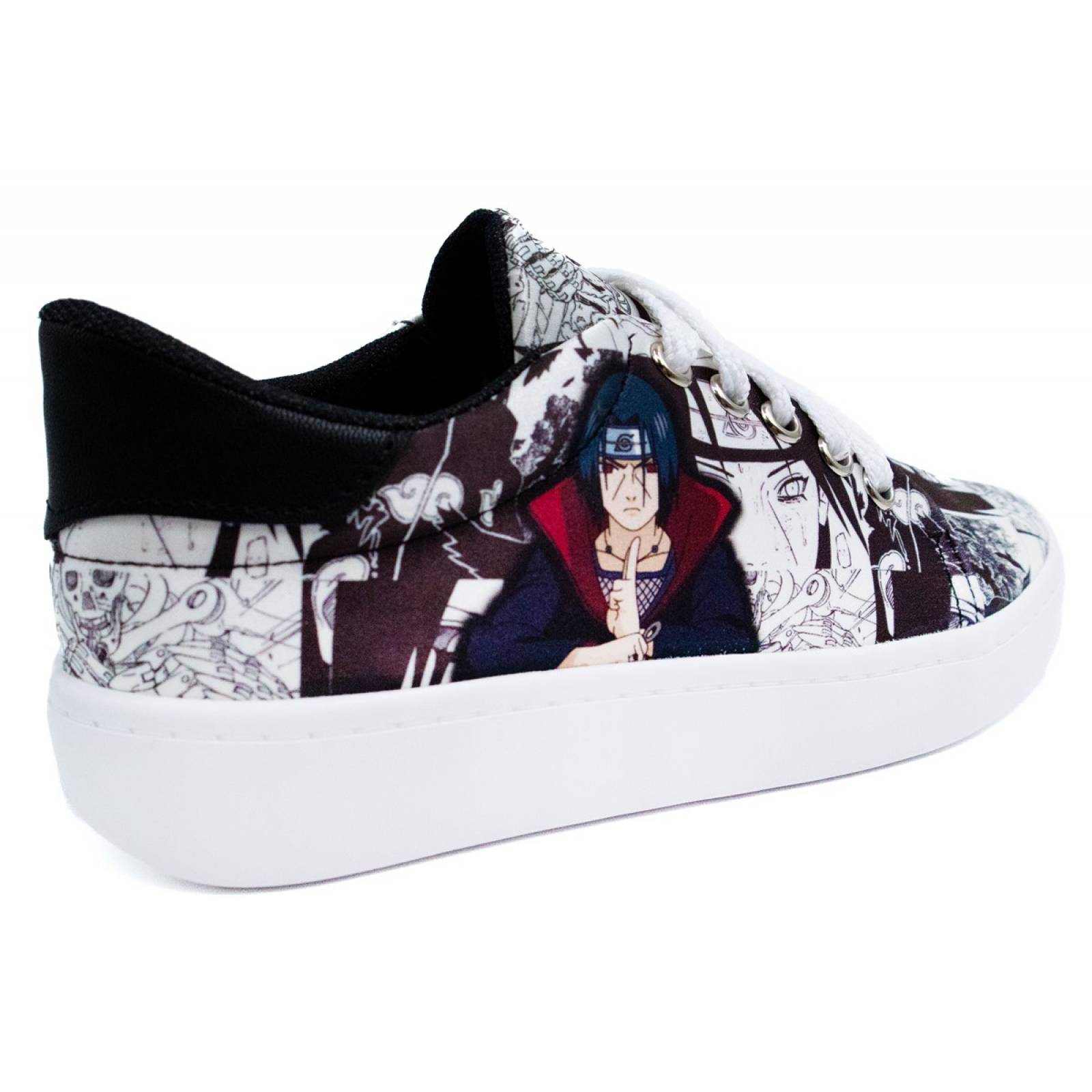 Tenis Itachi Manga Anime Agujeta Akatsuki Uchiha 425-BIU Bco.