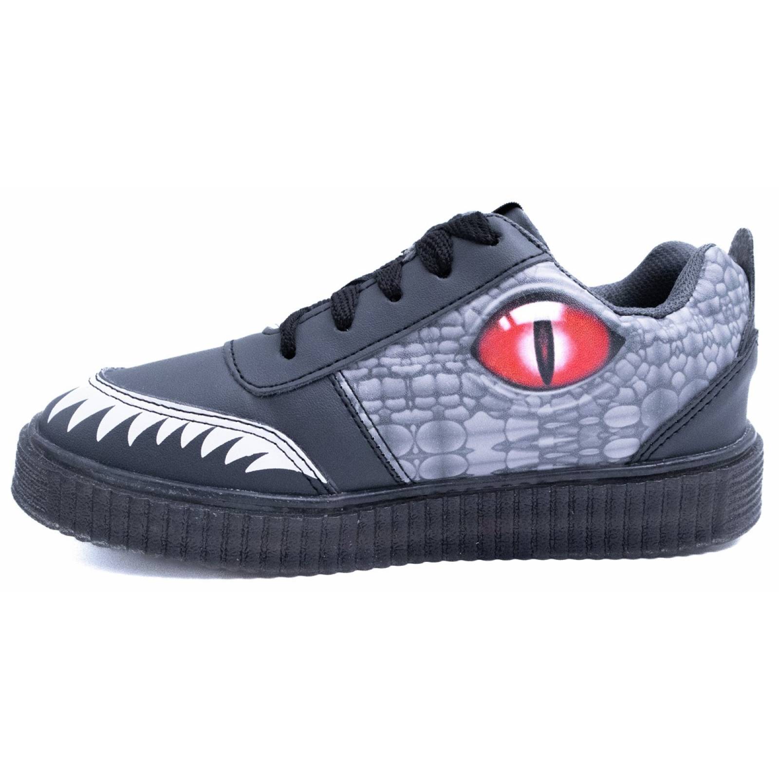 Tenis Dinosaurio Rex Luces Leds T-rex Niños 770-OR 22 AL 26