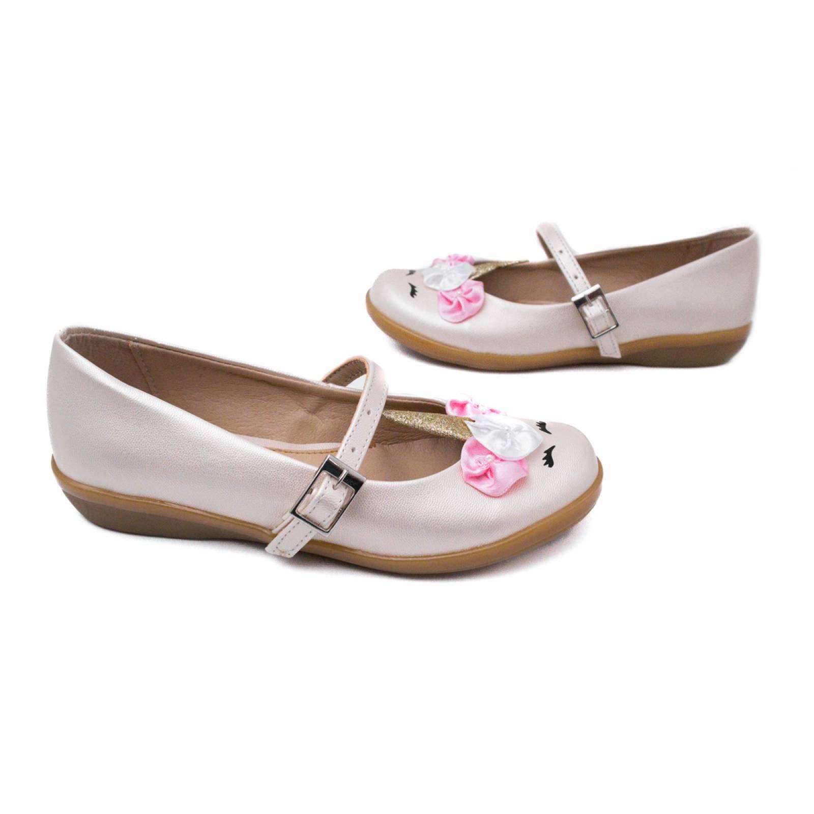 Zapato Niñas Zapatilla Unicornio Princesa 01-p Perla (12.0 - 21.5)
