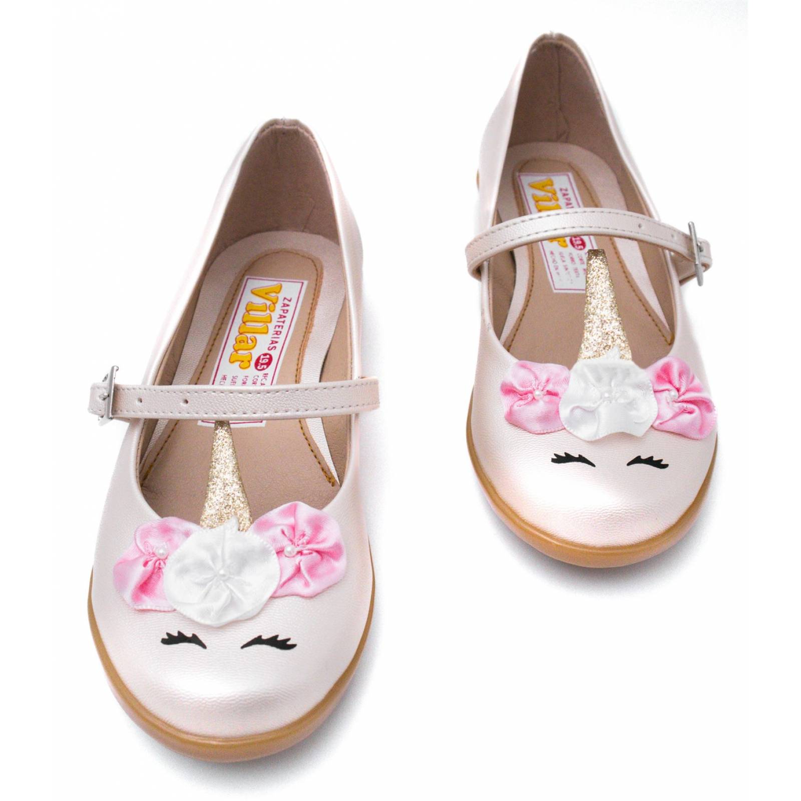 Zapato Niñas Zapatilla Unicornio Princesa 01-p Perla (12.0 - 21.5)