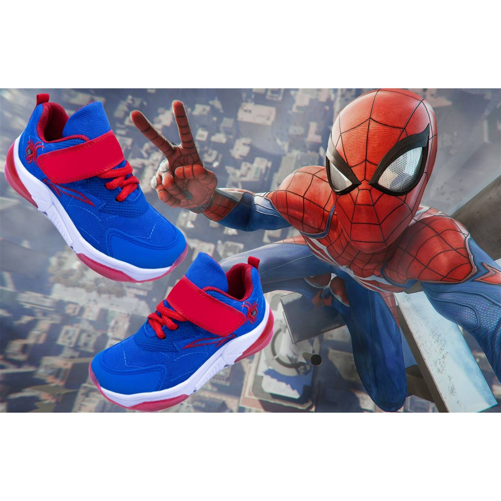 Tenis Niño Hombre Heroe Araña Vengadores Deportivos 1615-arr (12.0 - 21.0)