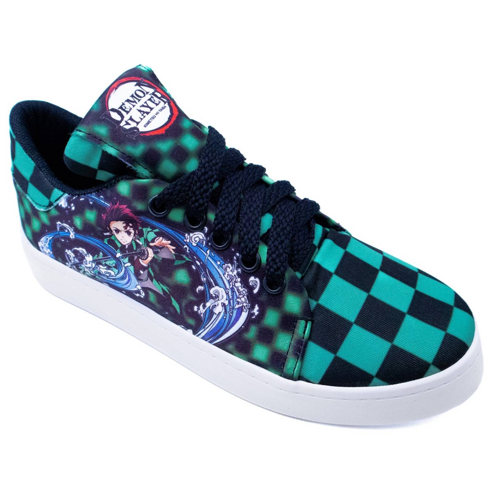 Tenis Tanjiro Kamado Demon Slayer Anime Agujeta Moda 427-NVT